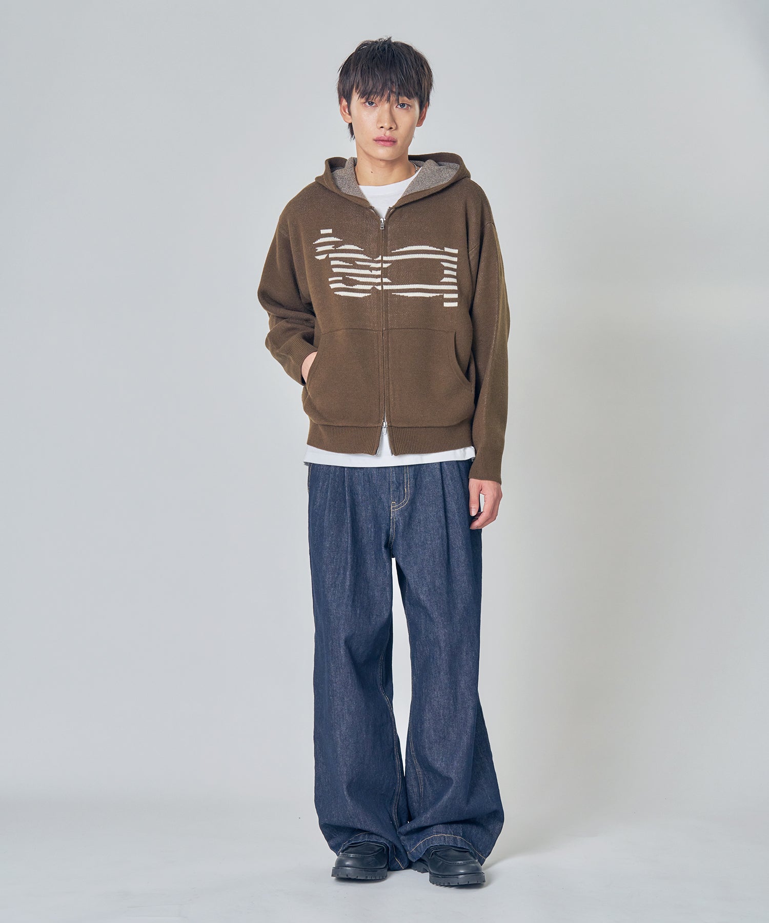 モデル:H178 Size:M ブラウン