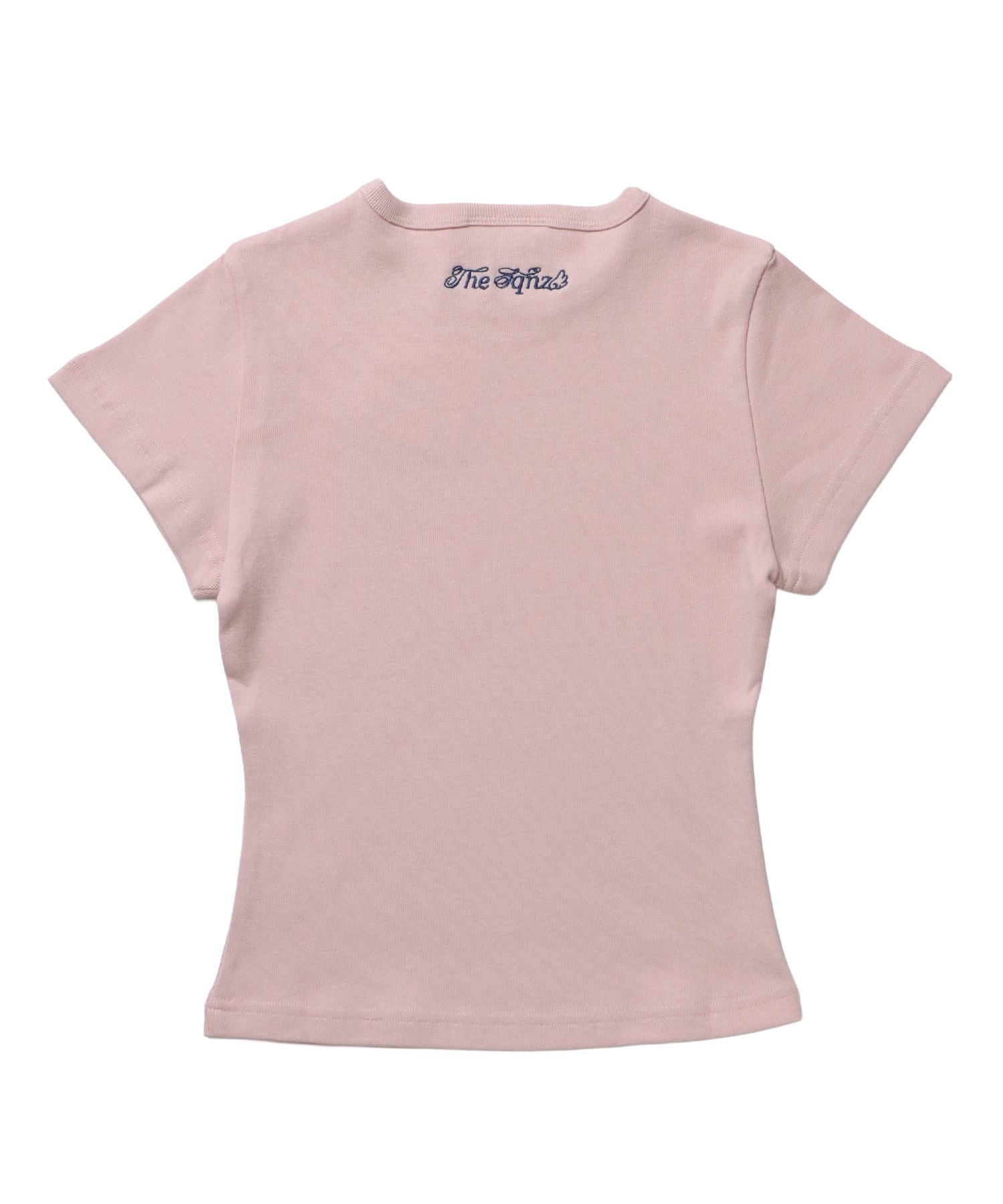 ≪予約商品≫※WEB限定 / レディースワンポイントロゴ半袖Tシャツ / sqnz logo compact tee ライトピンク