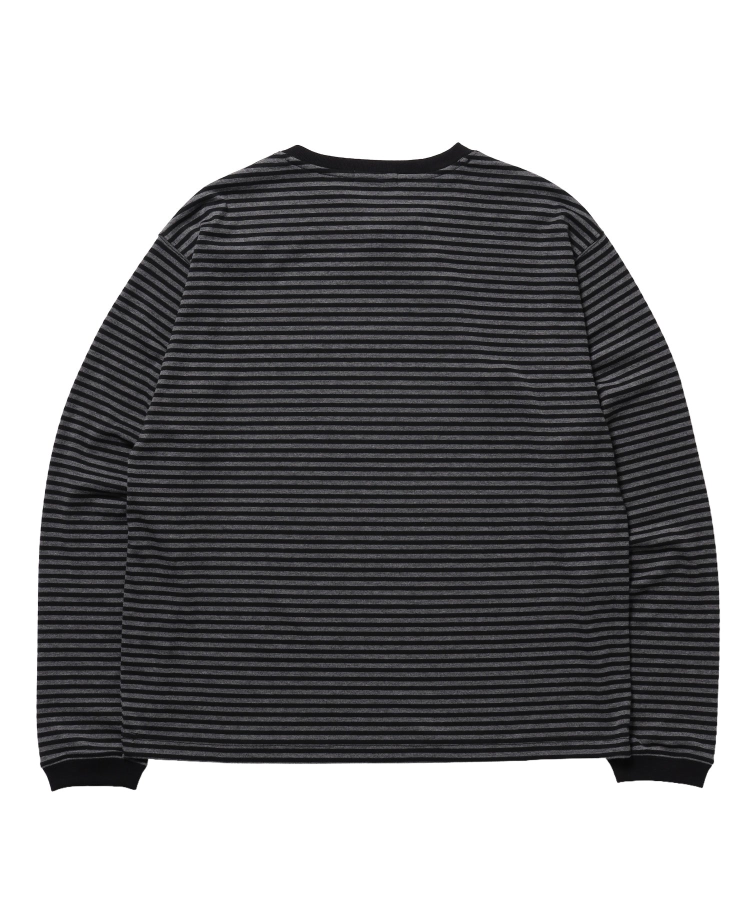 ※WEB限定 / ぼかしプリントヘンリーネックロンT / sqnzU BORDER L/S TEE 柄84