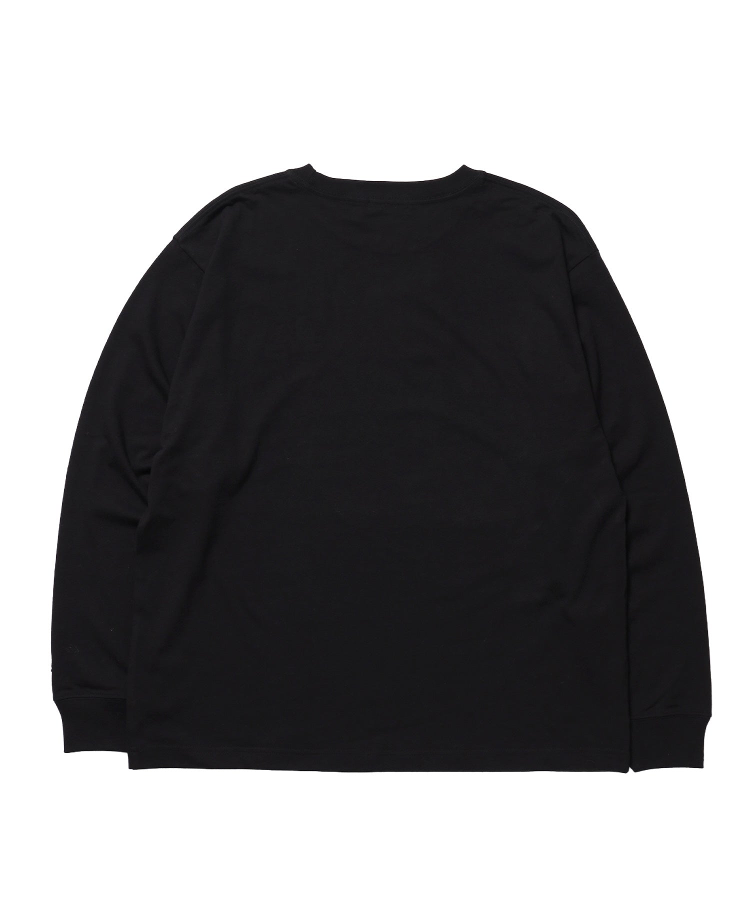 ※WEB限定 / サークルハート刺繍ロンT/sqnzU basic logo l/s tee ブラック