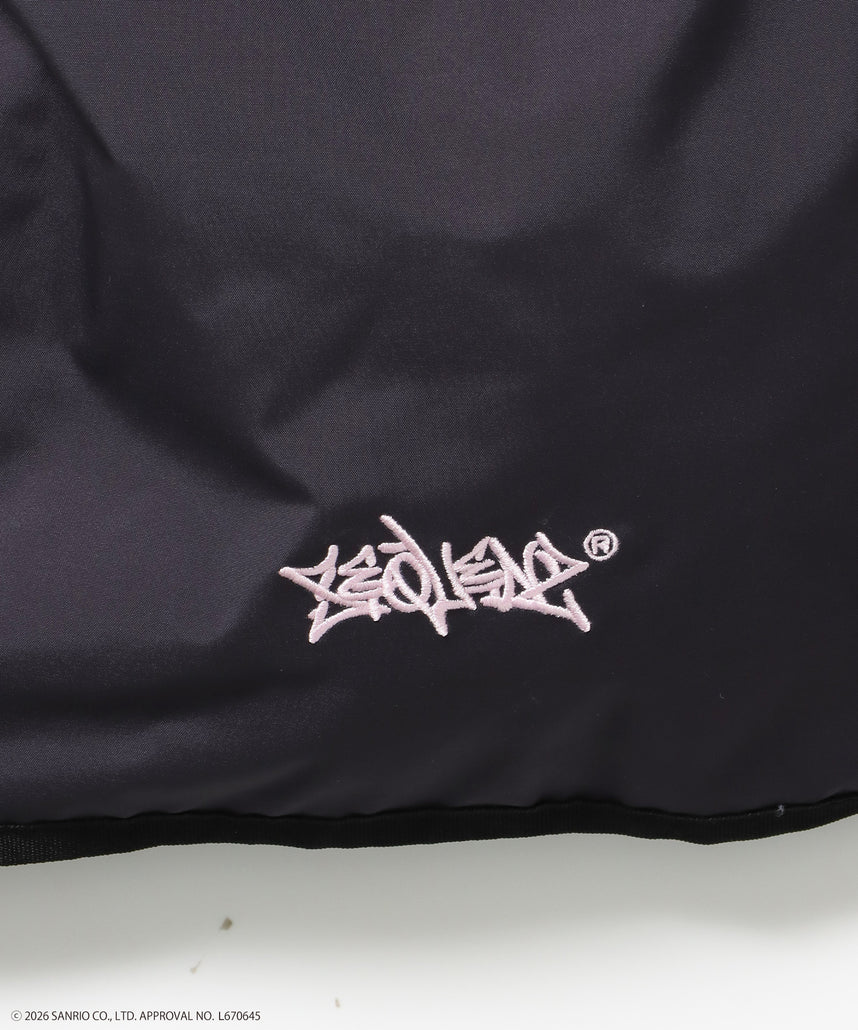 HK KITTY DAILY KNAPSACK / ナップサック バック 雑貨 2WAY プリント リバーシブル ユニセックス ブラック系その他