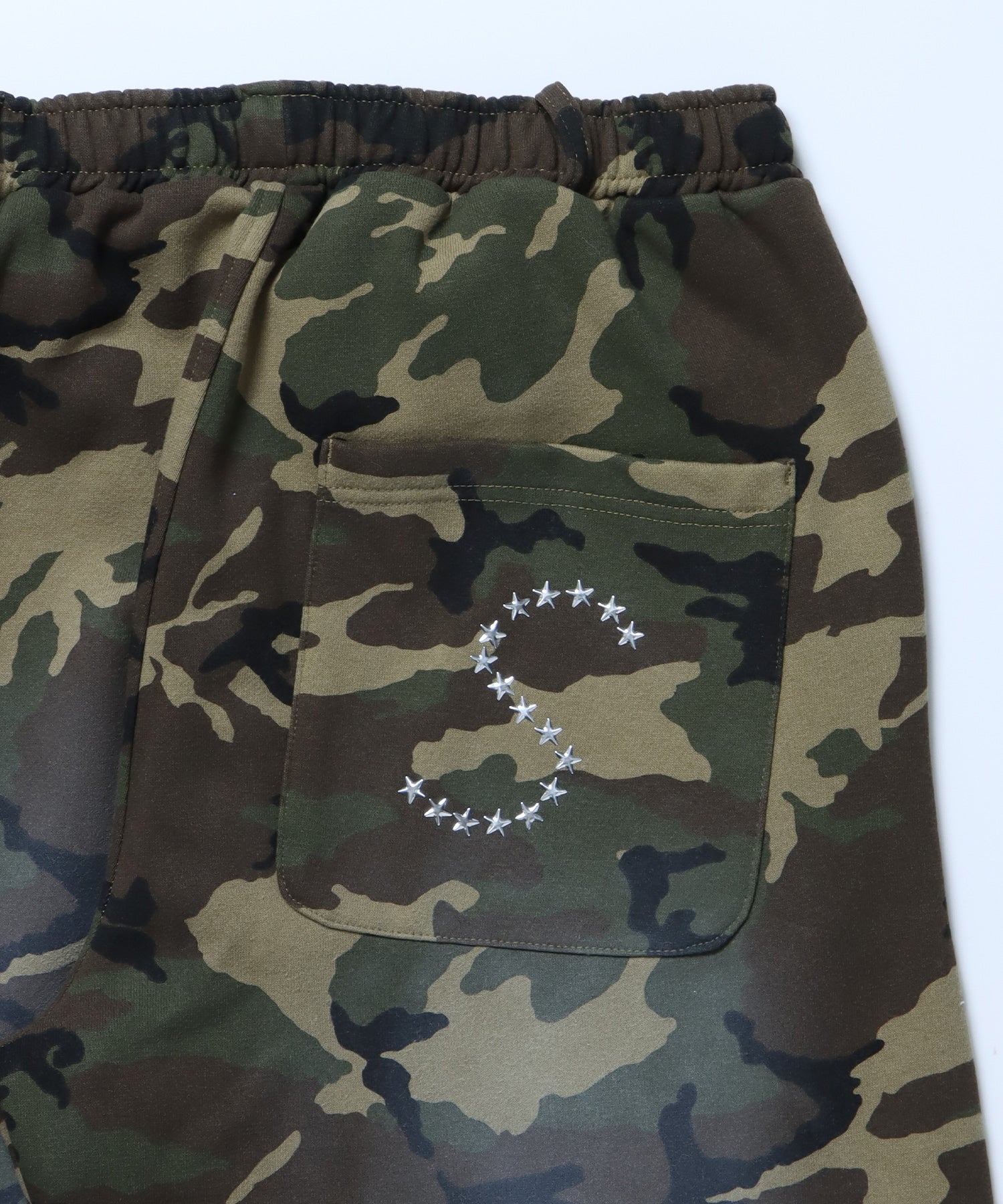 sqnz fade sweat pants / スウェット パンツ 加工 ハトメ スタッズ 裏起毛≪SET UP着用可能≫ 柄80