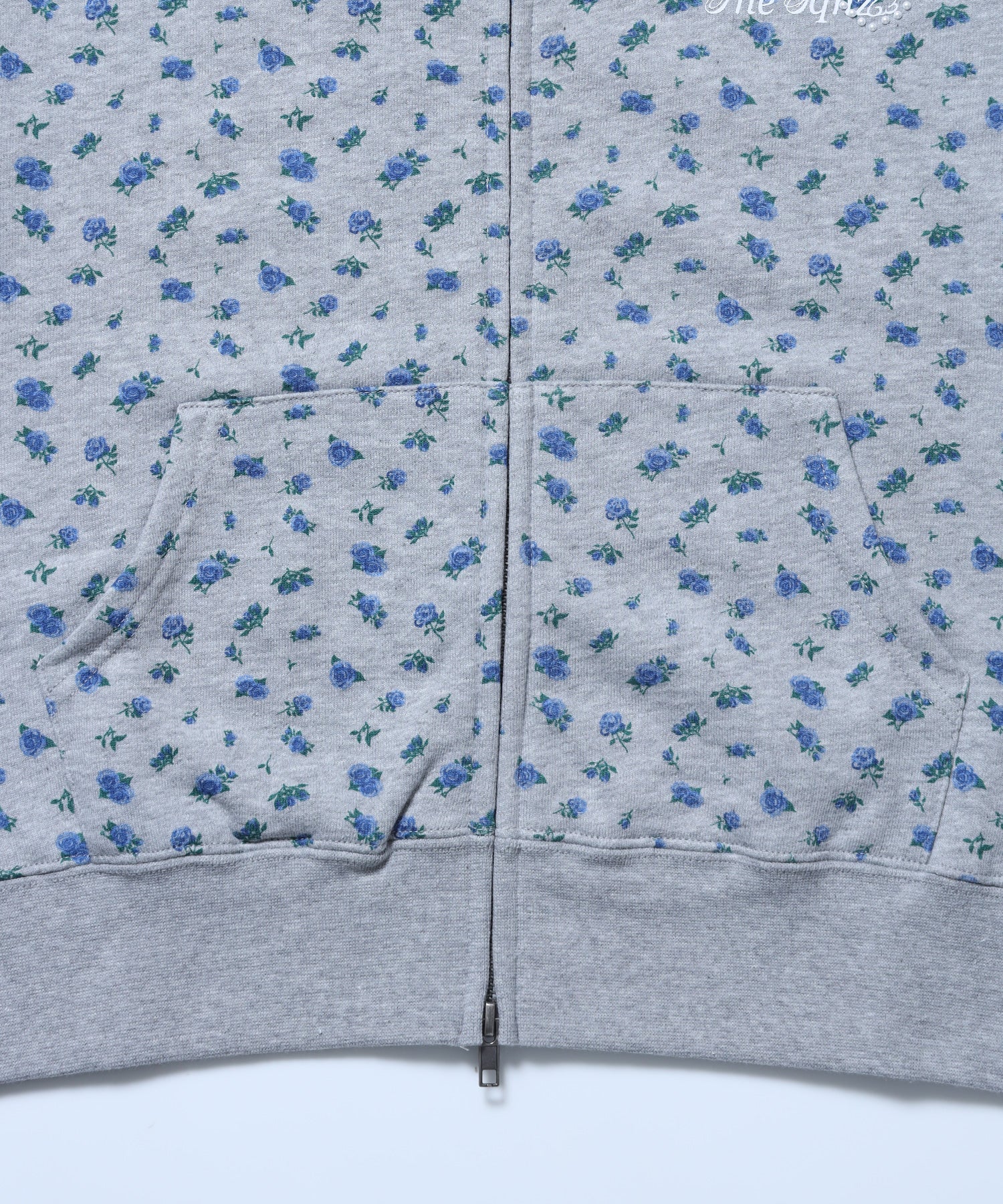 sqnz pearl short sleeve zip p/k / 半袖 ジップパーカー ダブルジップ 裏毛 ビーウェイト フーディ プリント 柄83