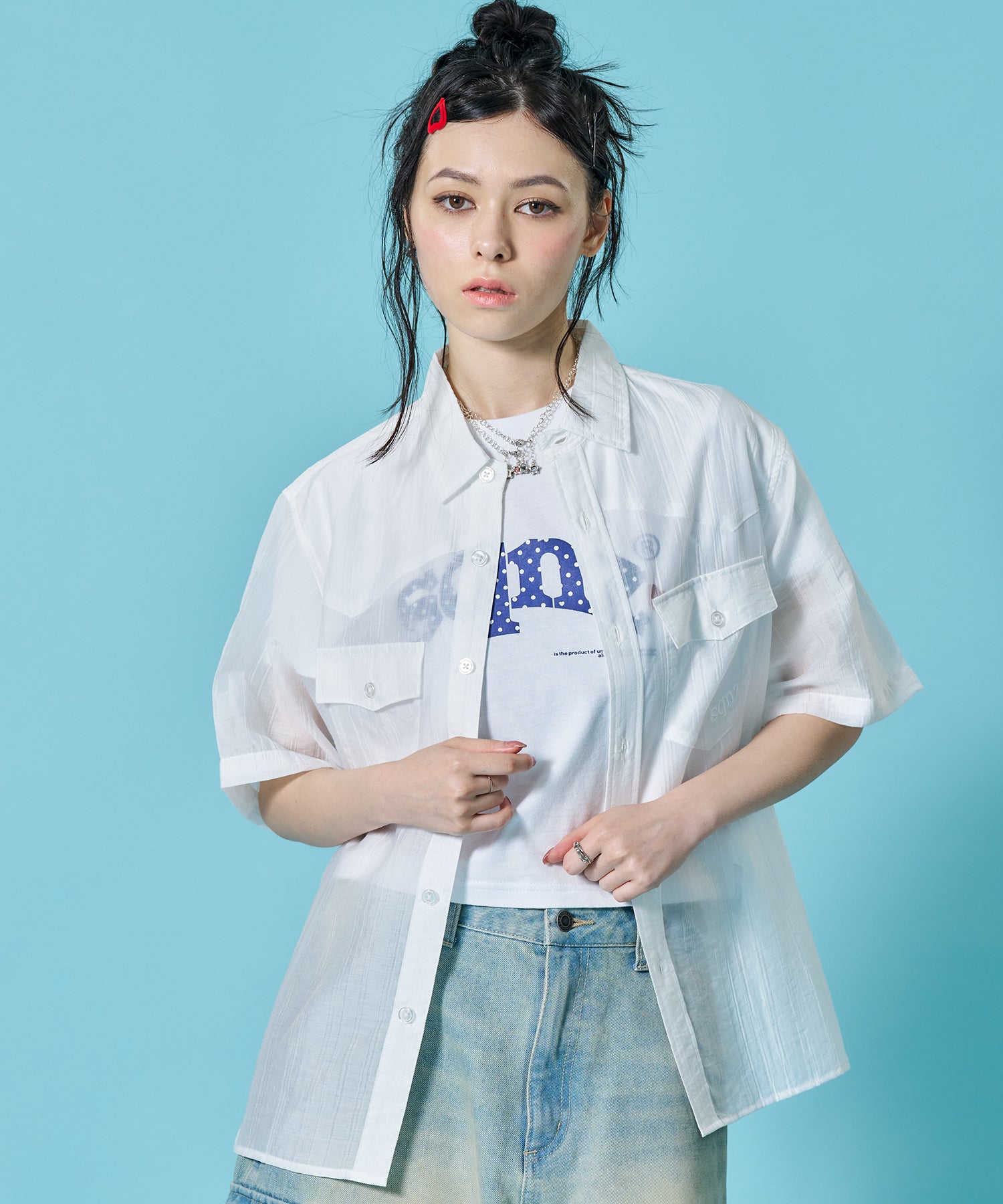 モデル:H163 Size:M ホワイト