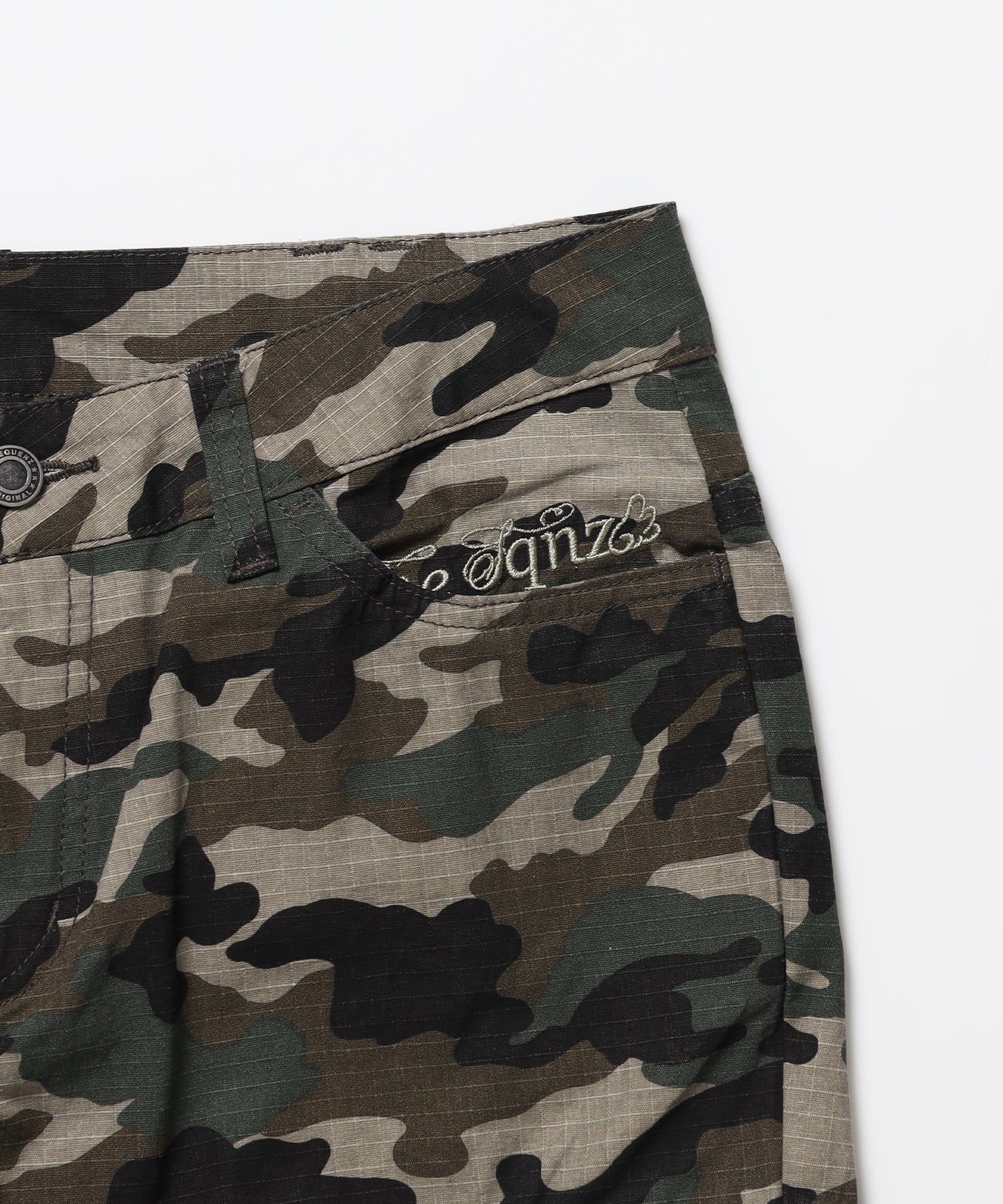※WEB限定 / レディースフレアカーゴパンツ / sqnz eyelet low-rise pants 柄80