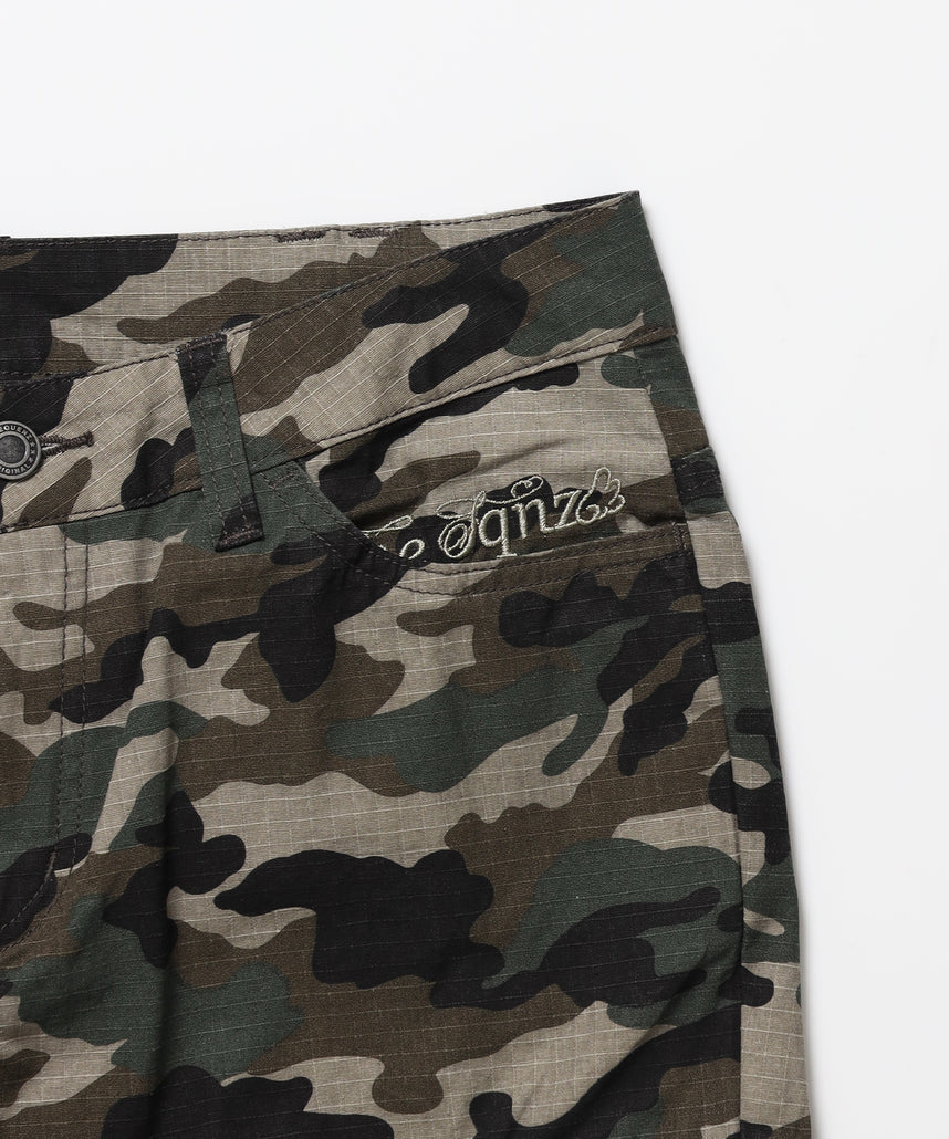 ※WEB限定 / レディースフレアカーゴパンツ / sqnz eyelet low-rise pants 柄80