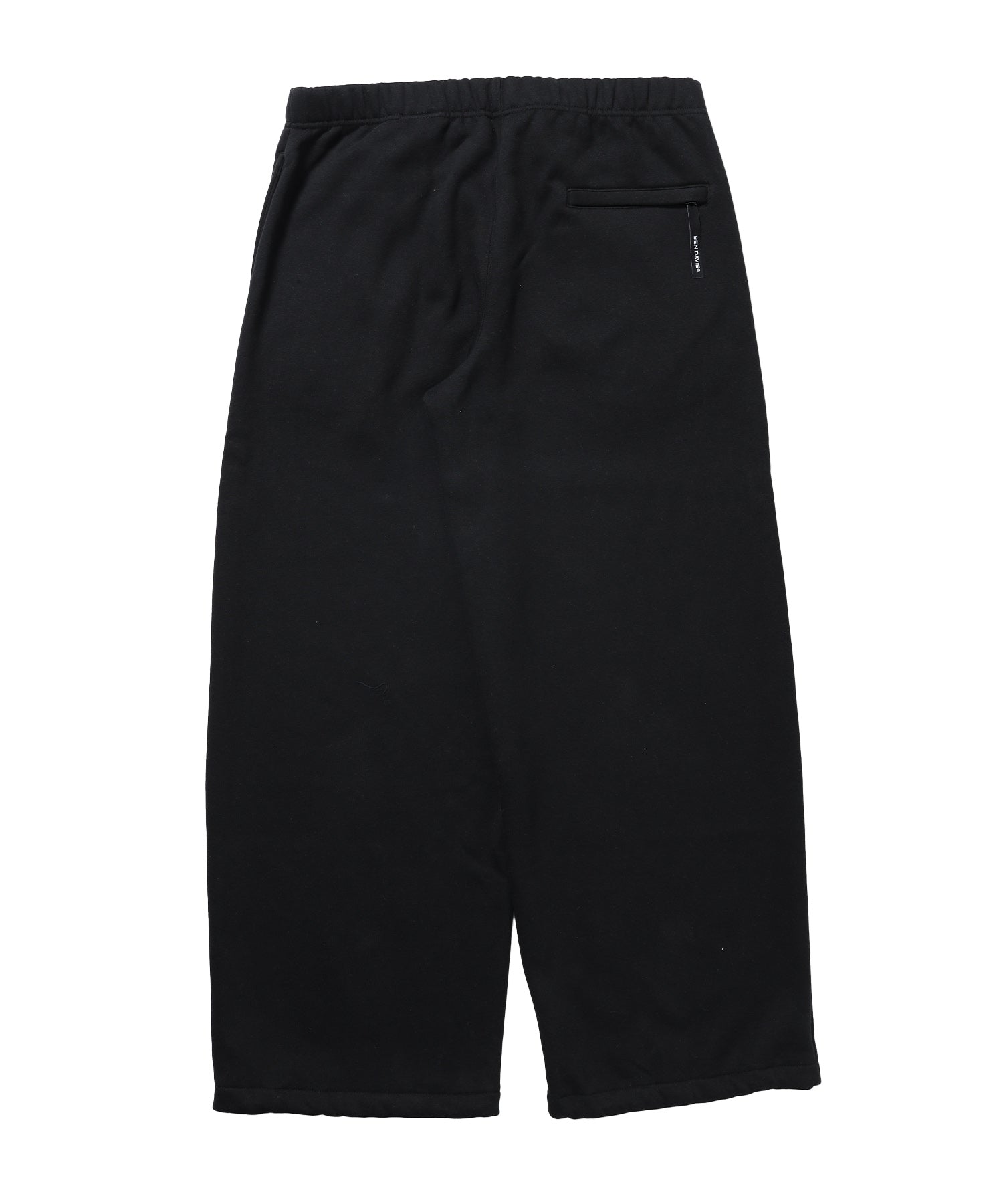 WIDE CURVE SWEAT PANTS / スウェットパンツ ワイドシルエット ルーズ ユニセックス ブラック