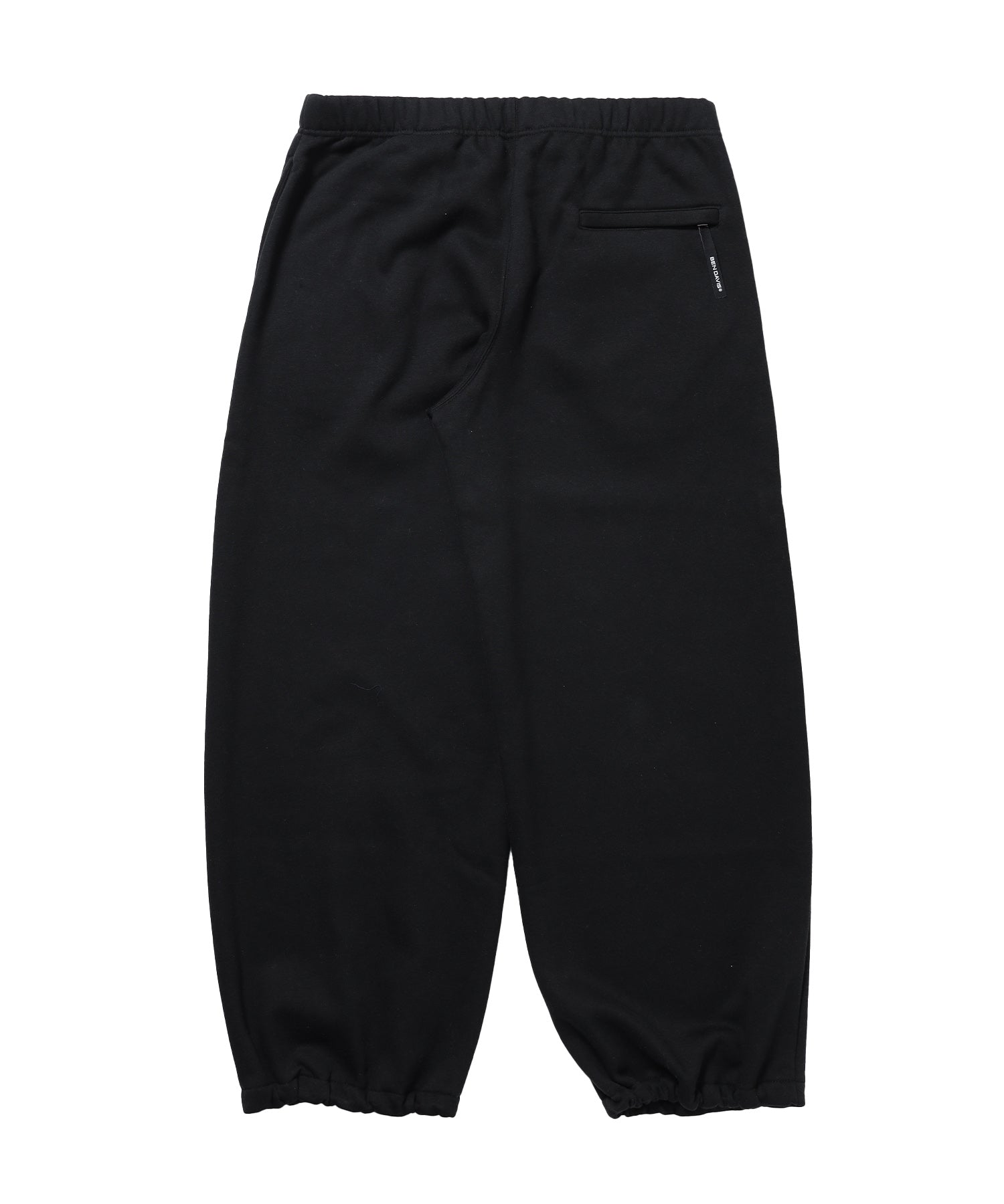 WIDE CURVE SWEAT PANTS / スウェットパンツ ワイドシルエット ルーズ ユニセックス ブラック