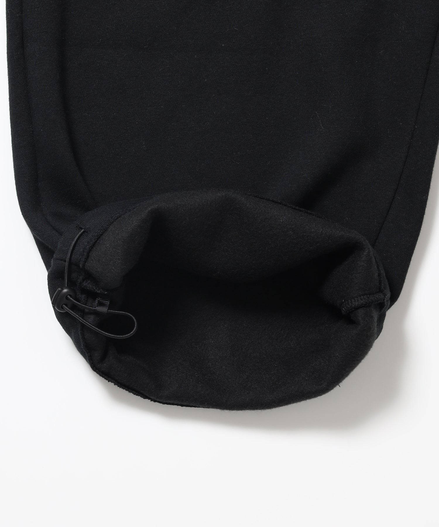WIDE CURVE SWEAT PANTS / スウェットパンツ ワイドシルエット ルーズ ユニセックス ブラック