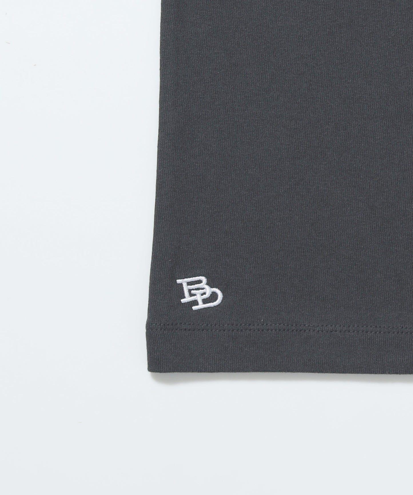 【BEN DAVIS(ベンデイビス)】NAVAL別注 エクストラヘビーオーバーT / 半袖 Tシャツ ワンポイント ブランドロゴ 刺繍 チャコール