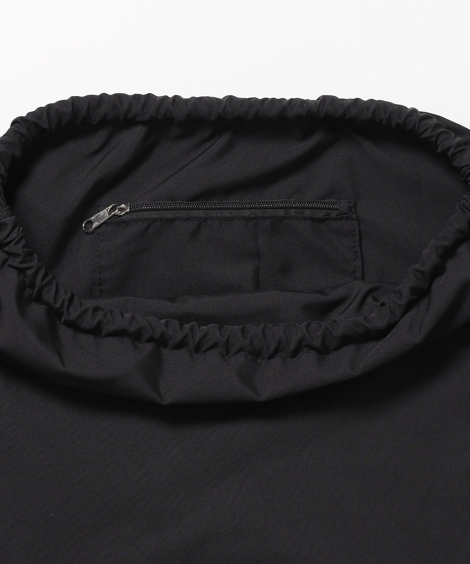 ≪予約商品≫※WEB限定 / 2WAY仕様 /チェックジップナップサック /sqnz zip knapsack ブラック