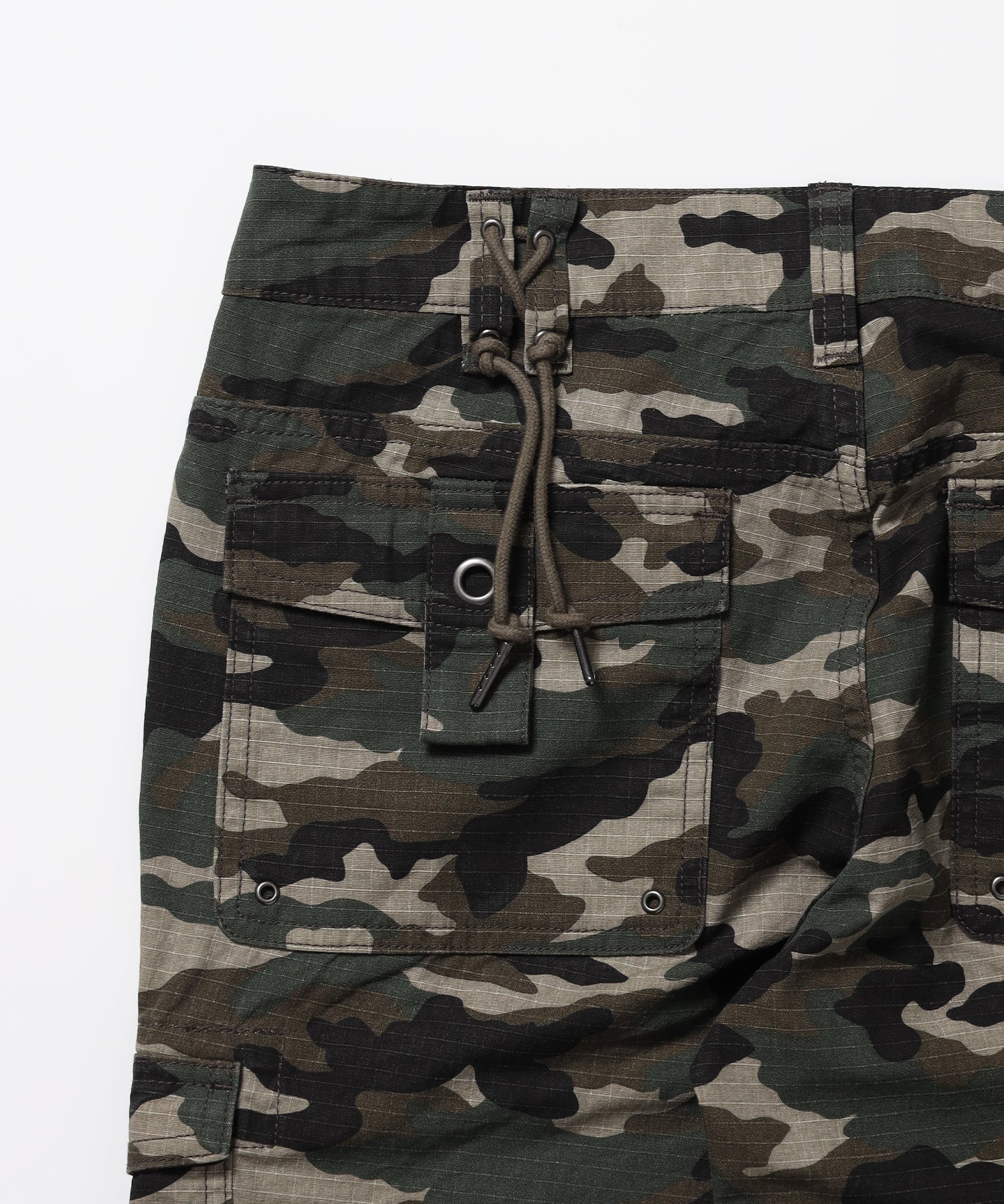 ※WEB限定 / レディースフレアカーゴパンツ / sqnz eyelet low-rise pants 柄80