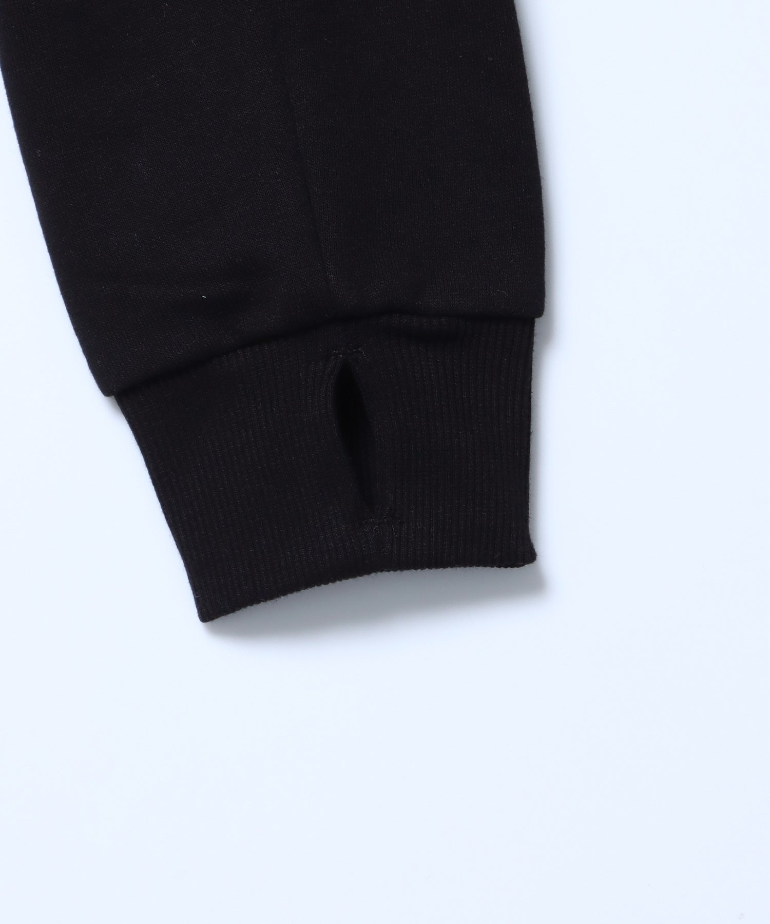 sqnz eyelet fit zip pk / レディース ジップパーカー フーディ ハトメ スタッズ ダフルジップ 裏起毛≪SET UP着用可能≫ ブラック