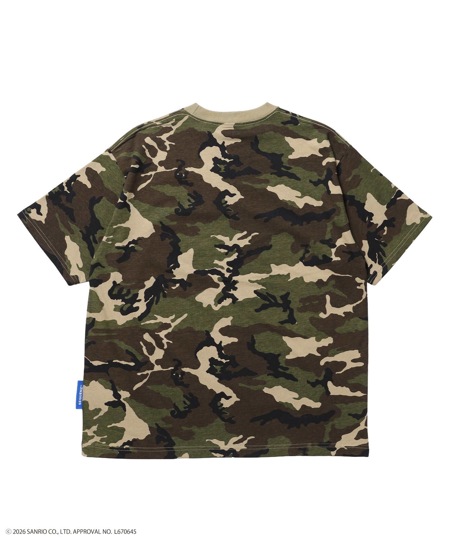 HK EYELET TEE / ハローキティ キティちゃん 半袖 クルーネック プリント ワンポイント ハトメ 柄80