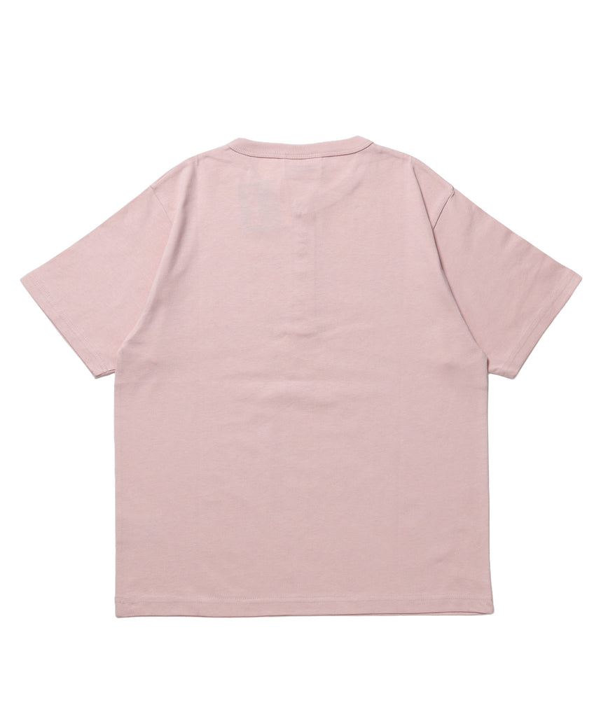 ≪予約商品≫※WEB限定 / ぼかしプリントヘンリーネックT / sqnz silver star henley tee ライトピンク