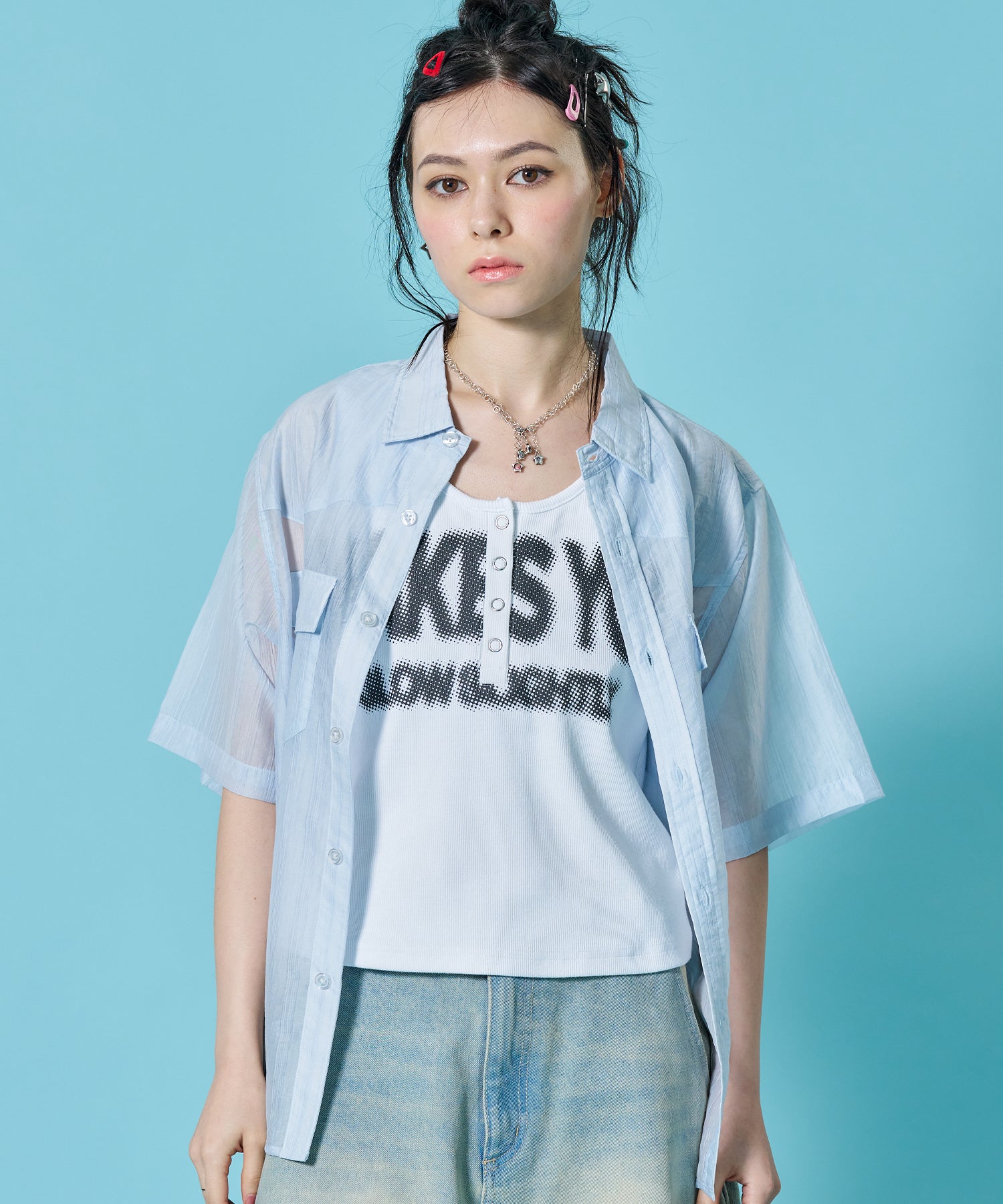 モデル:H163 Size:M ブルー
