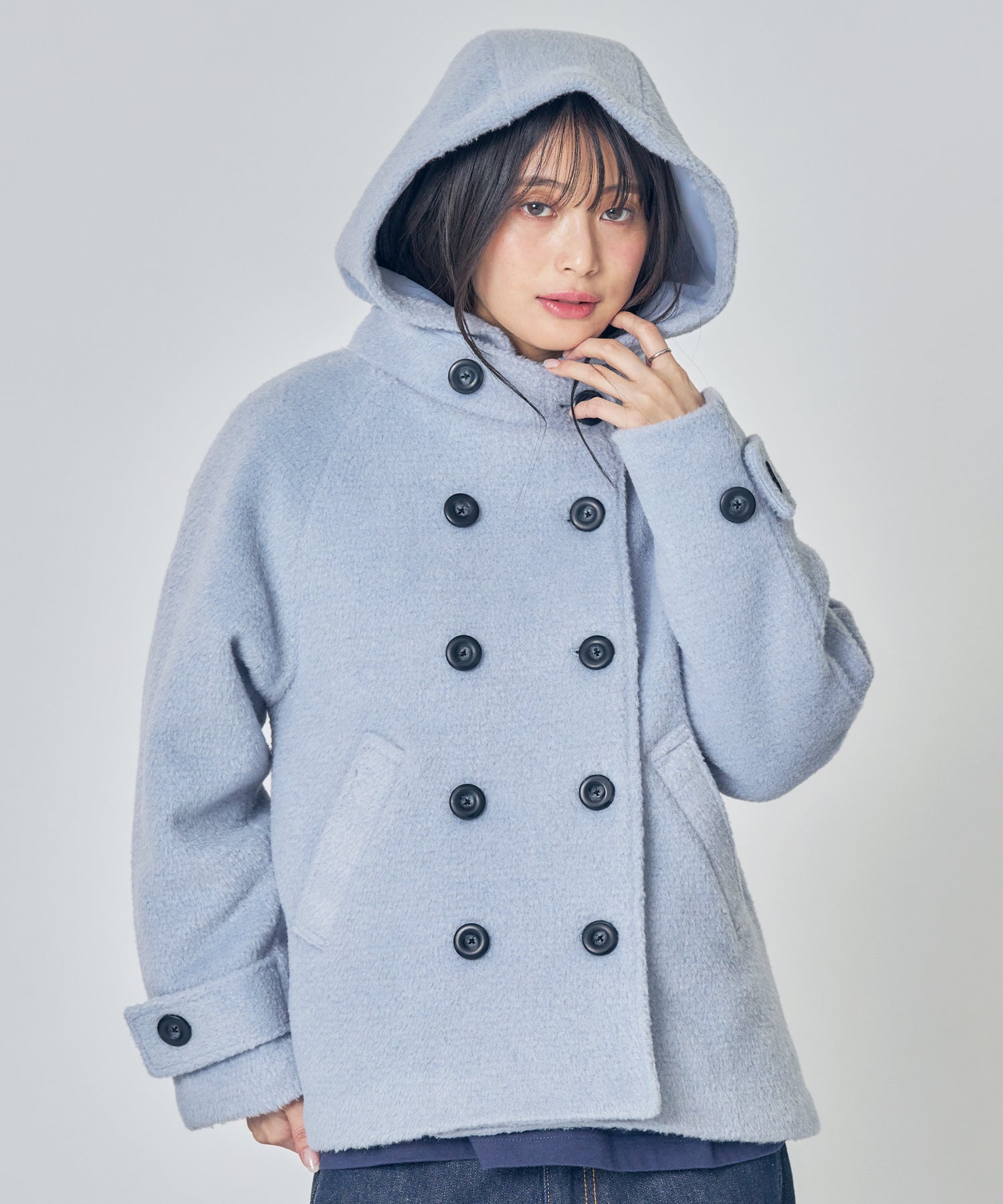 モデル:H157 Size:S パステルブルー