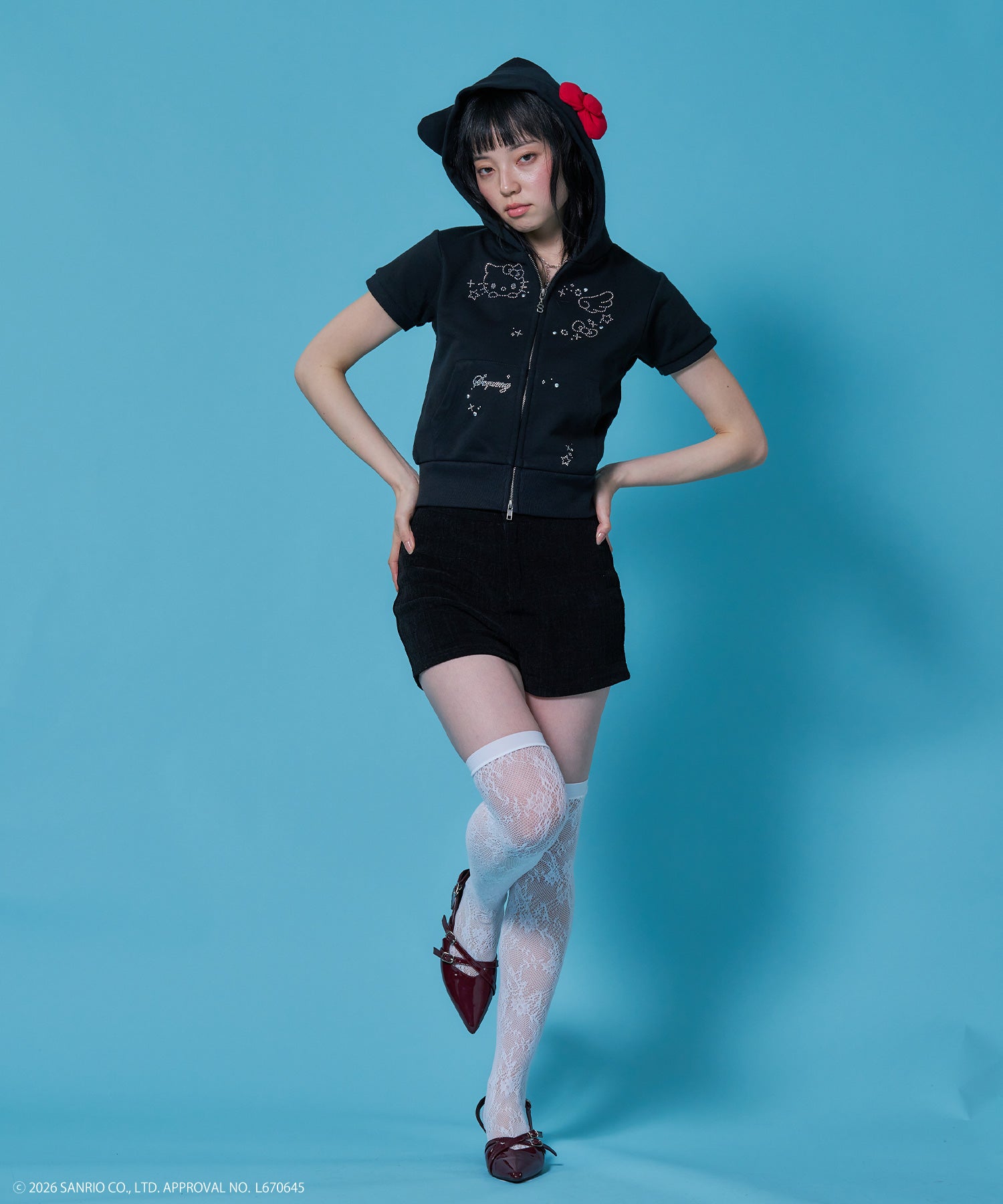 モデル:H164 Size:F ブラック