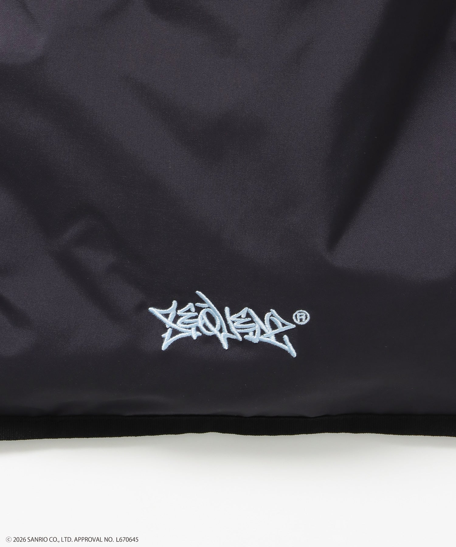HK KITTY DAILY KNAPSACK / ナップサック バック 雑貨 2WAY プリント リバーシブル ユニセックス ブラック