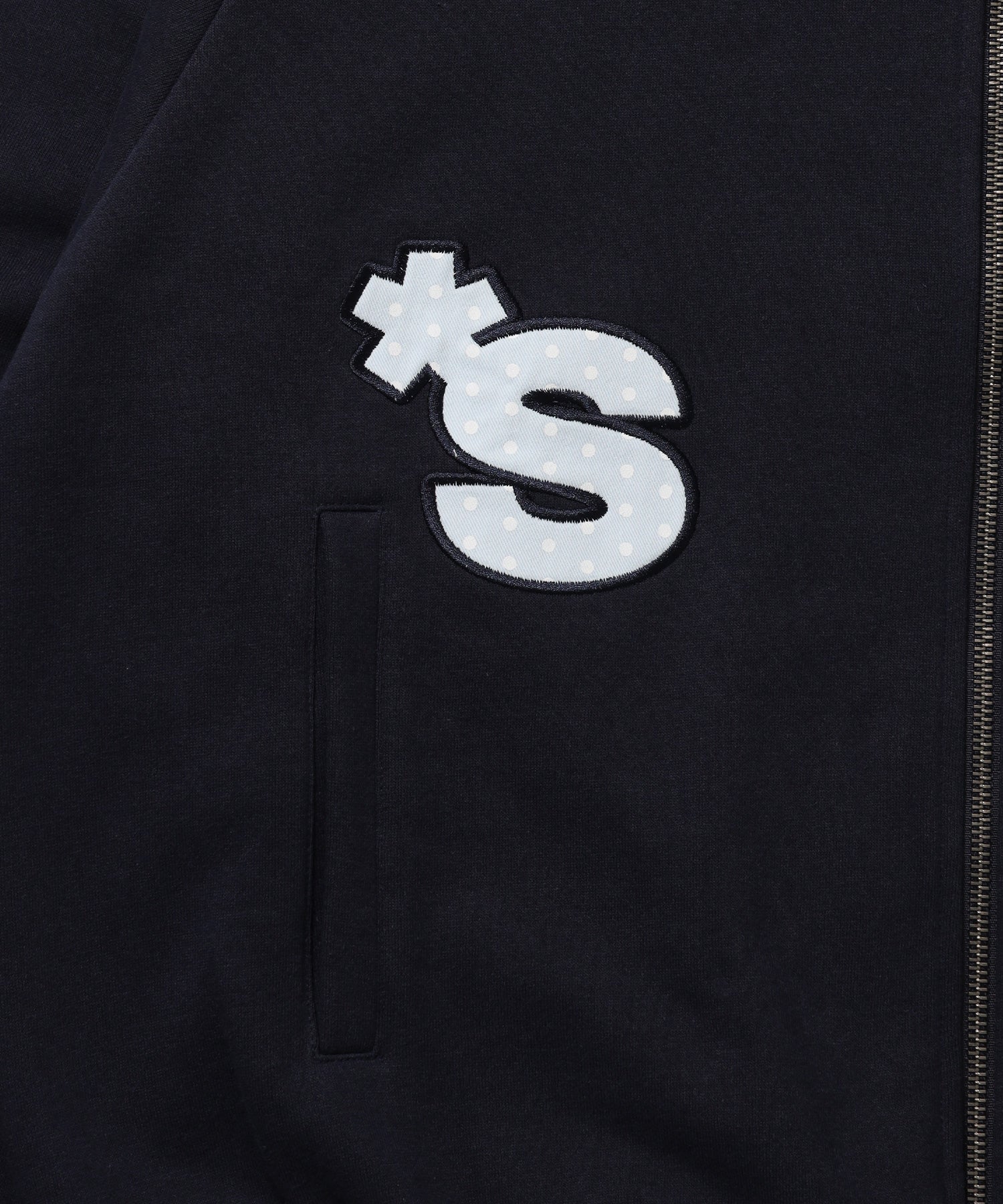 ※WEB限定 / ユニコーンワッペン刺繍トラックジャケット / sqnzU horse track jkt ネイビー