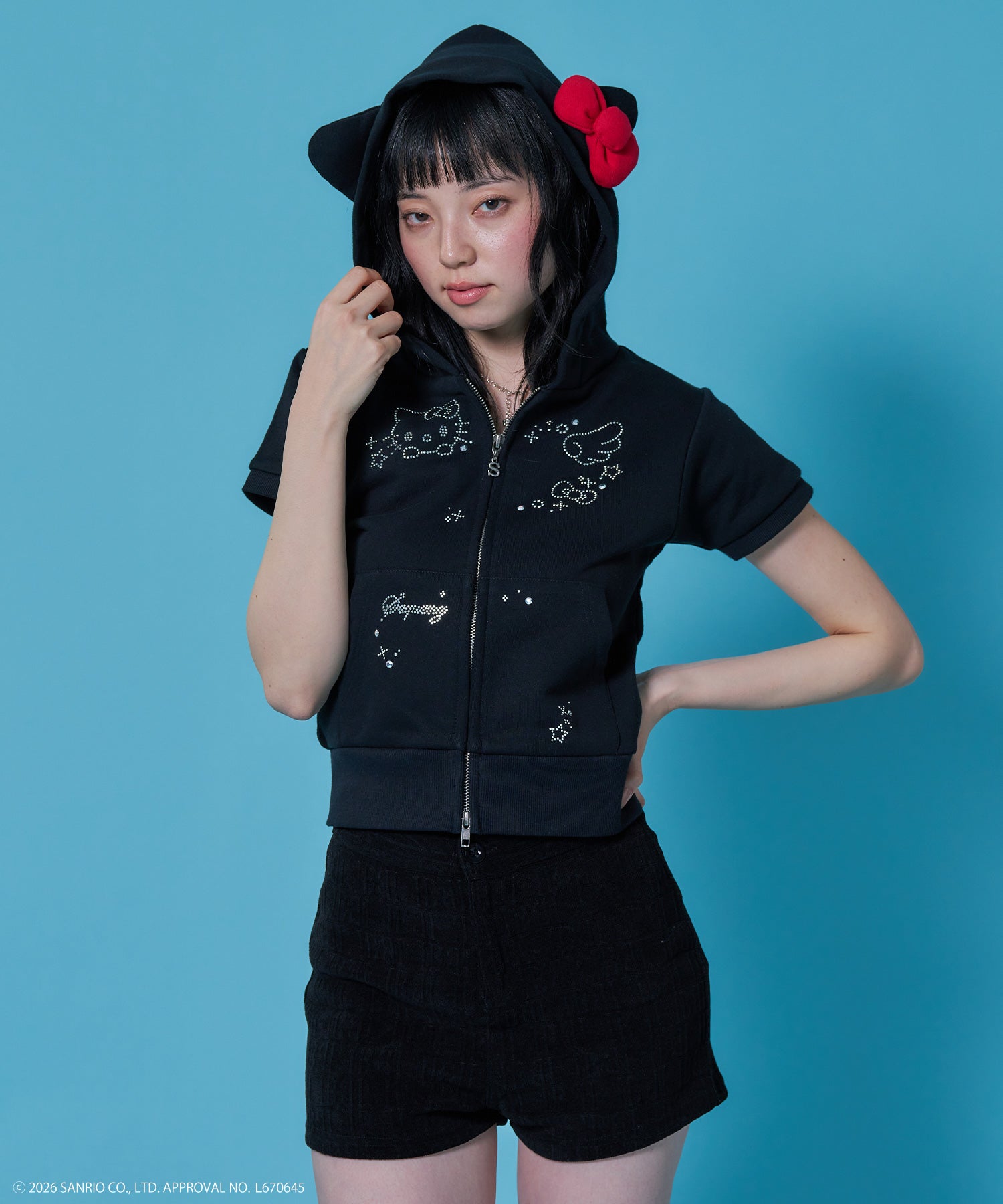 モデル:H164 Size:F ブラック