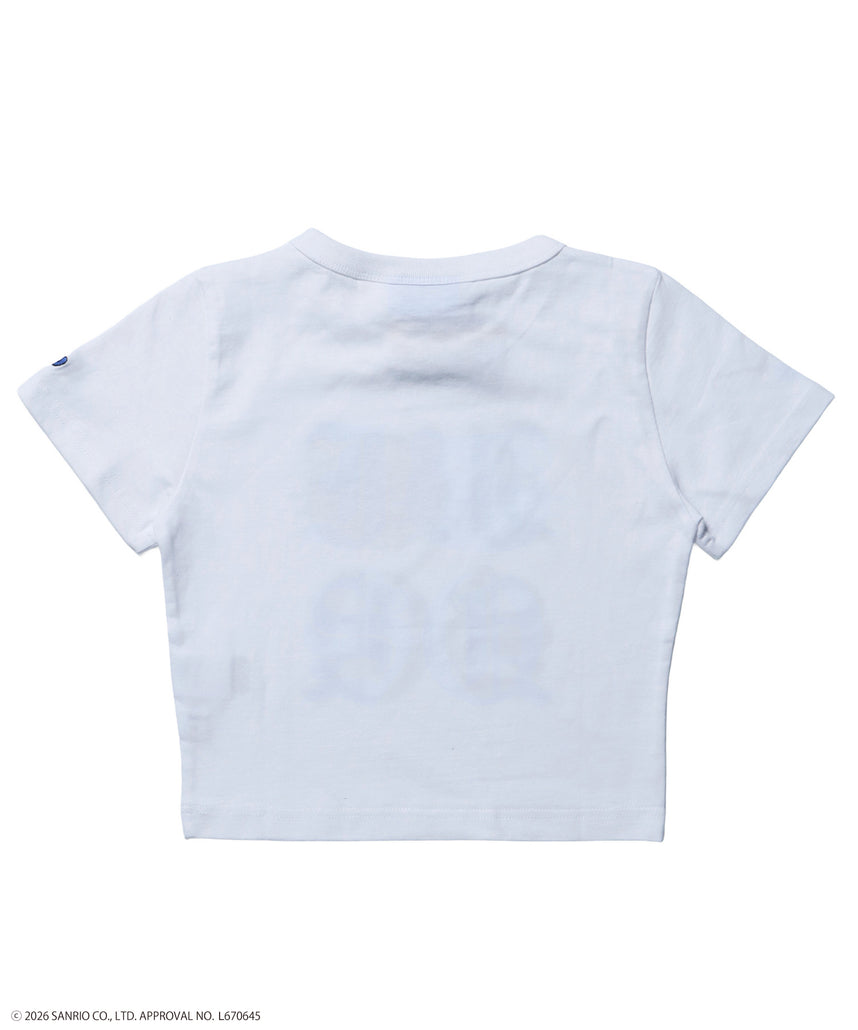 HK I LOVE “KI”TEE / ハローキティ キティちゃん 半袖 クルーネック プリント ワンポイント ホワイト