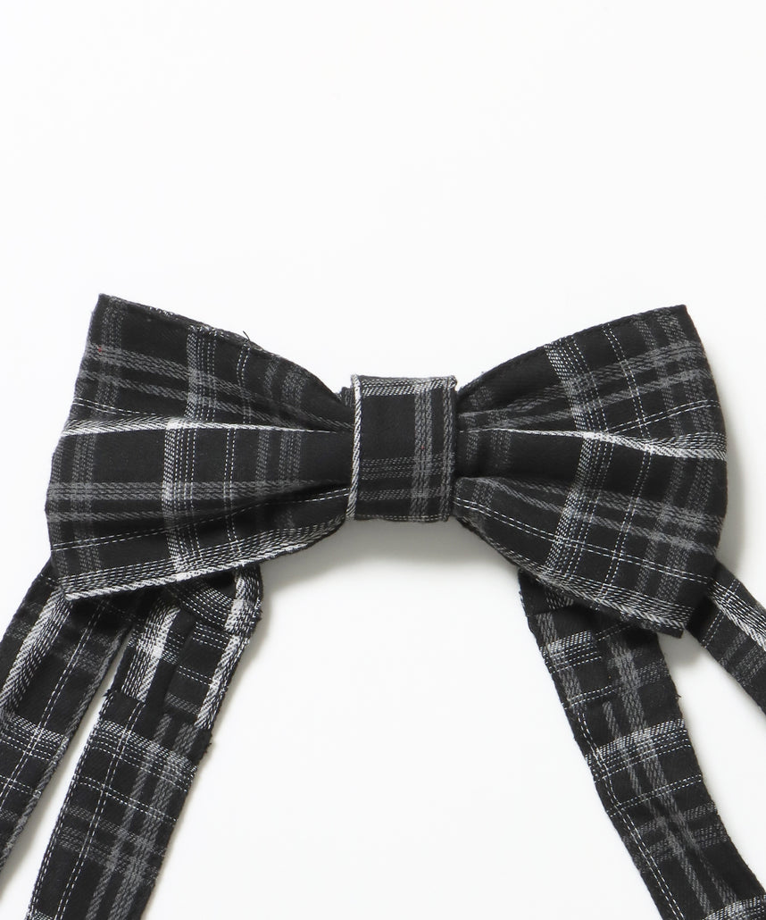 ≪予約商品≫sqnz favorite kira-kira totebag / ラインストーン バック チェック柄 2way ユニセックス ブラック