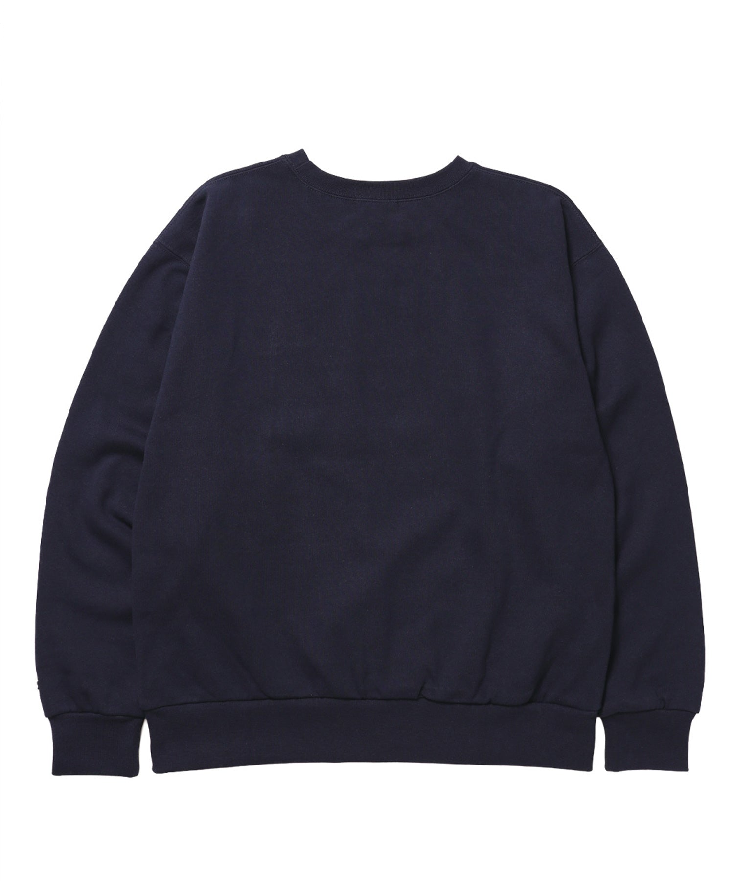 ※WEB限定 サークルハート刺繍裏起毛スウェット / sqnzU basic logo c/n ネイビー