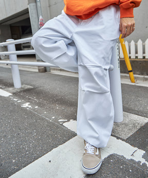 SNOW WORKERS PANTS / ルーズシルエット ワーク カラースノーパンツ ホワイト