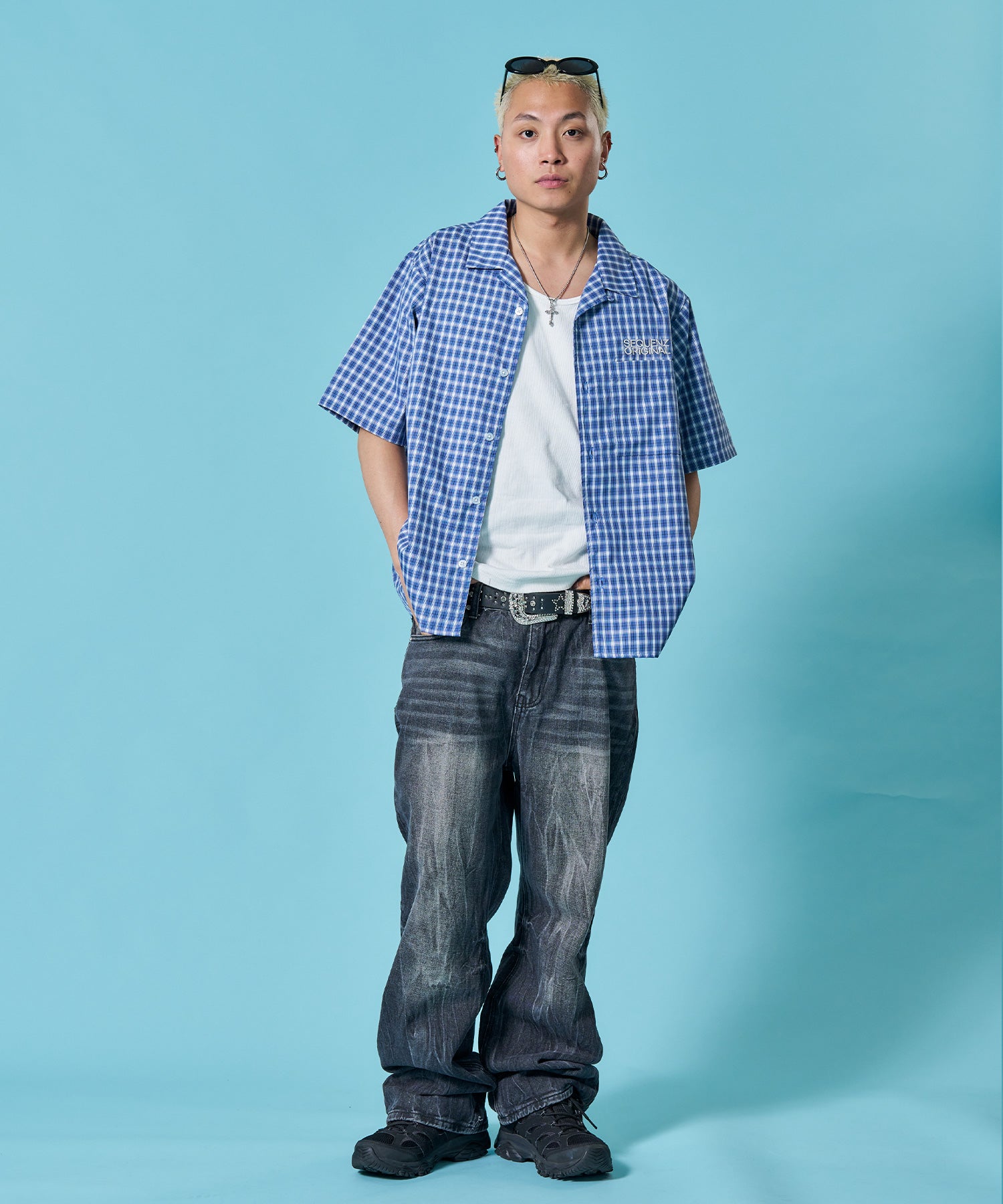 モデル:H178 Size:L ブルー