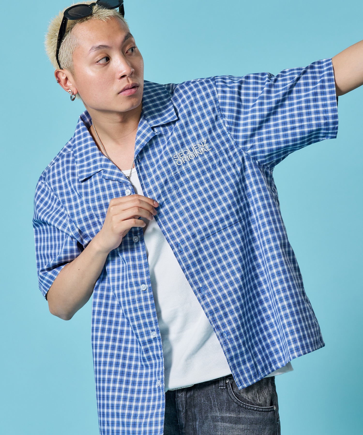 モデル:H178 Size:L ブルー