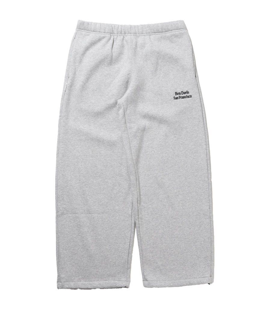 WIDE CURVE SWEAT PANTS / スウェットパンツ ワイドシルエット ルーズ ユニセックス グレー