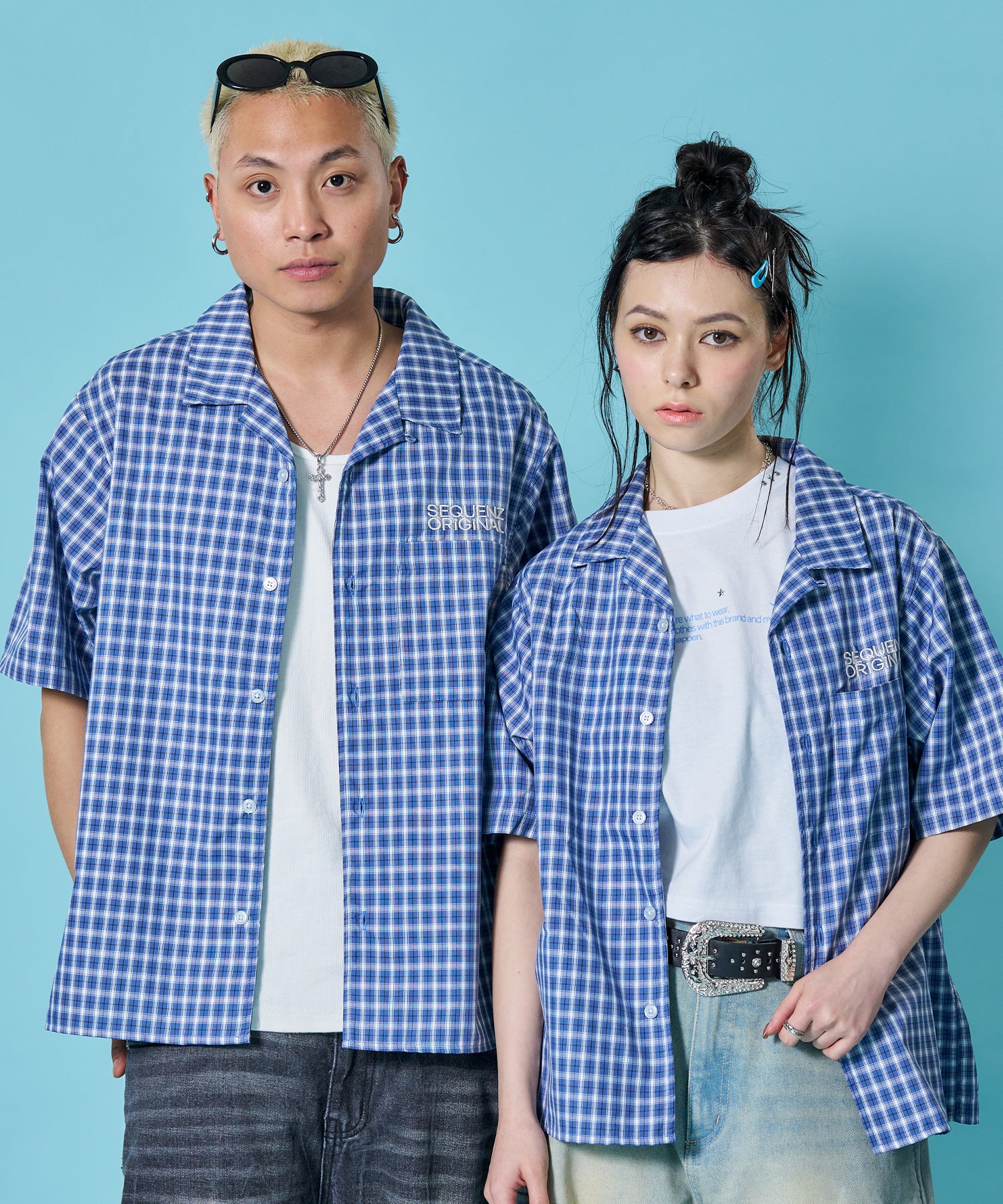 モデル:H178 Size:L H163 Size:S ブルー