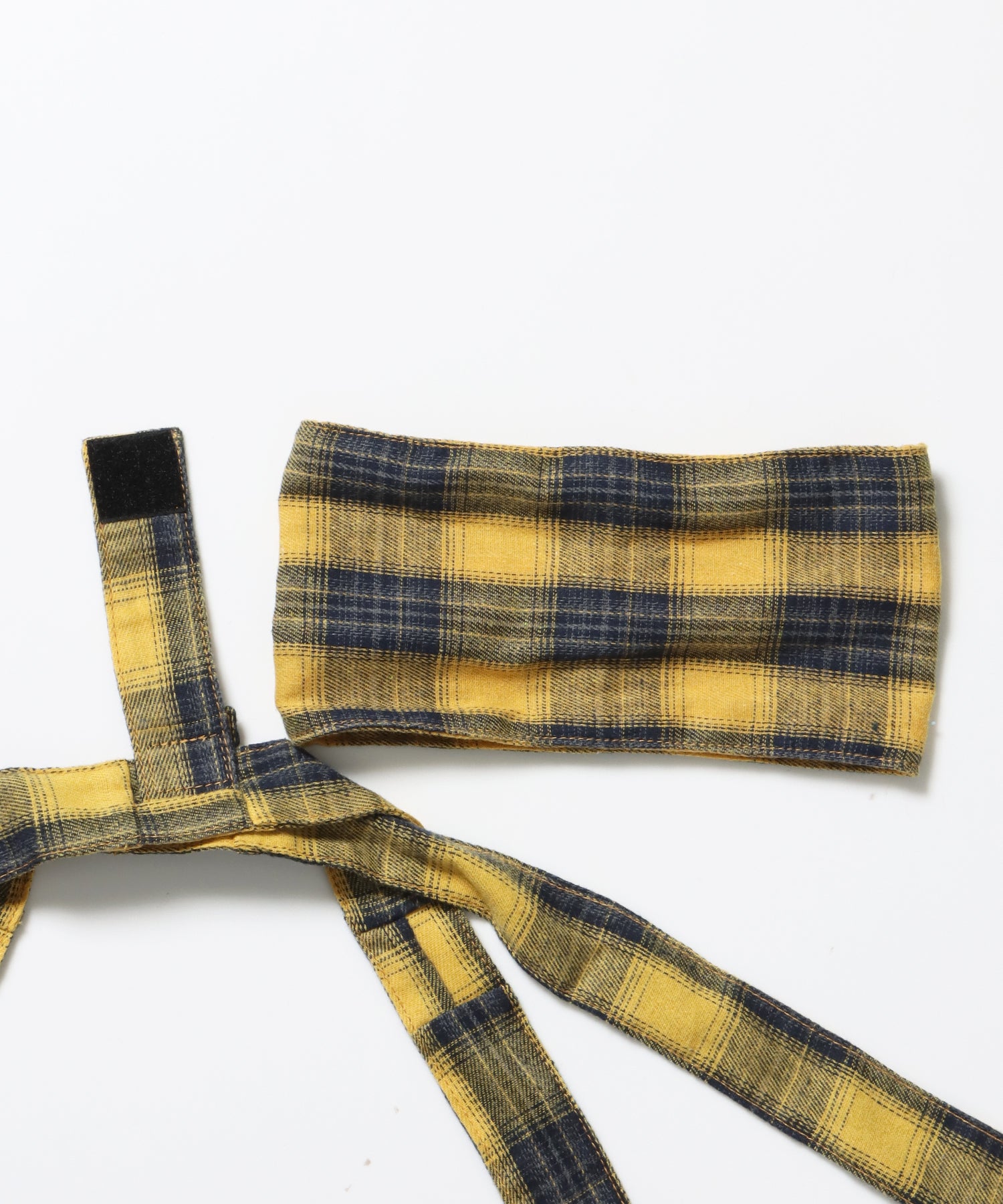 ≪予約商品≫sqnz favorite kira-kira totebag / ラインストーン バック チェック柄 2way ユニセックス イエロー