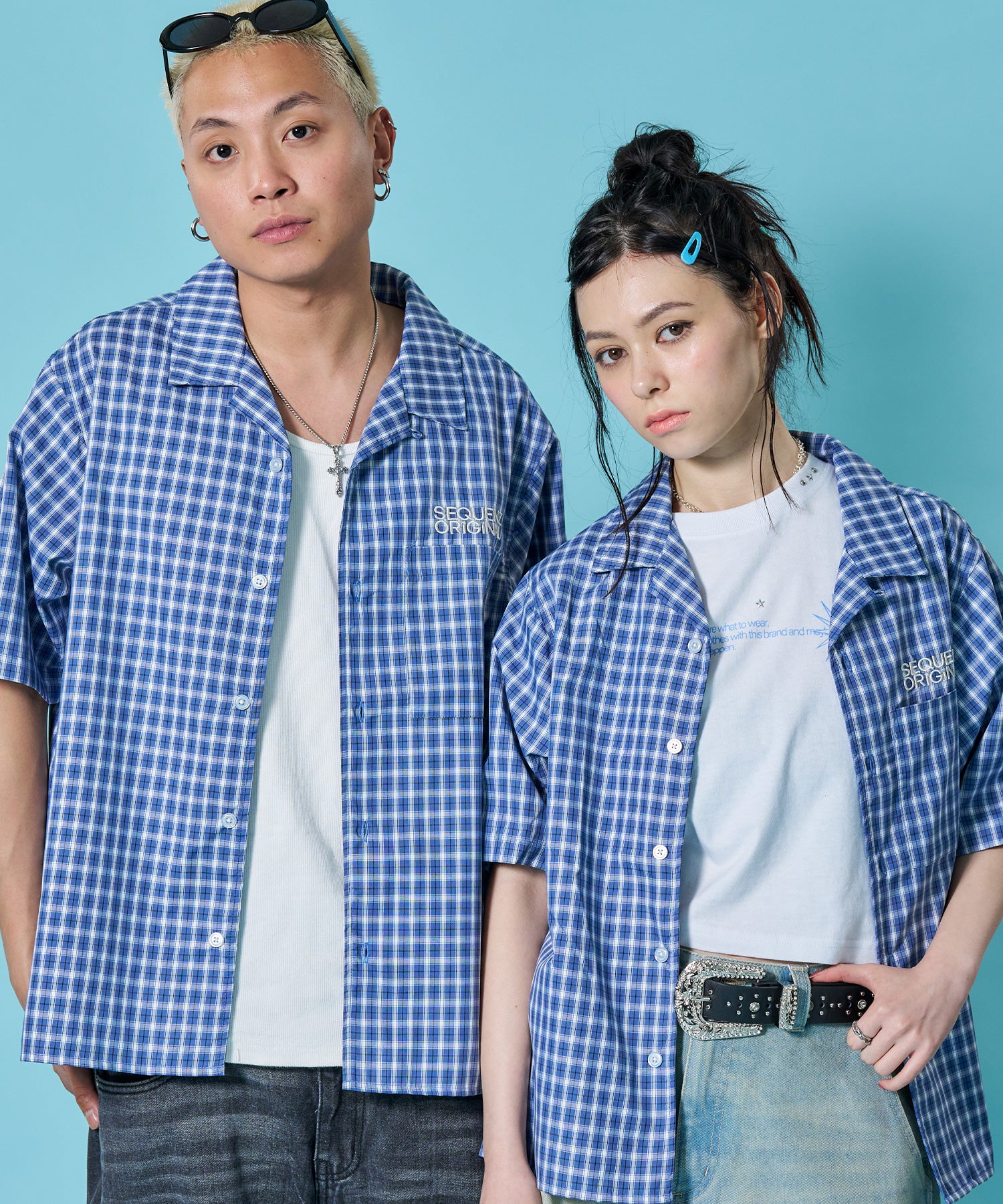 モデル:H178 Size:L H163 Size:S ブルー