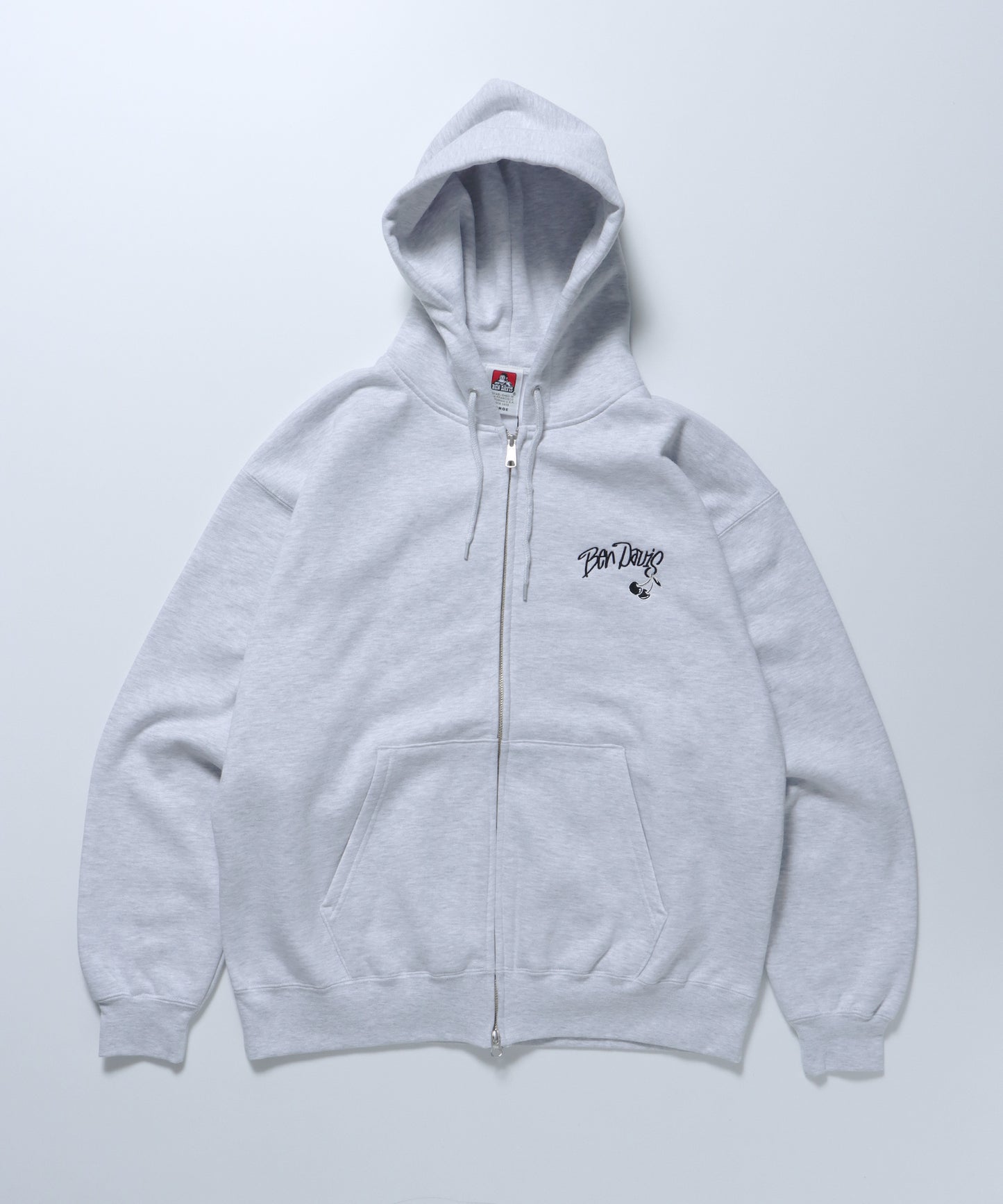 WALL TAGGING ZIP HOODIE / ロゴ ビッグ スウェット ジップパーカー オフホワイト