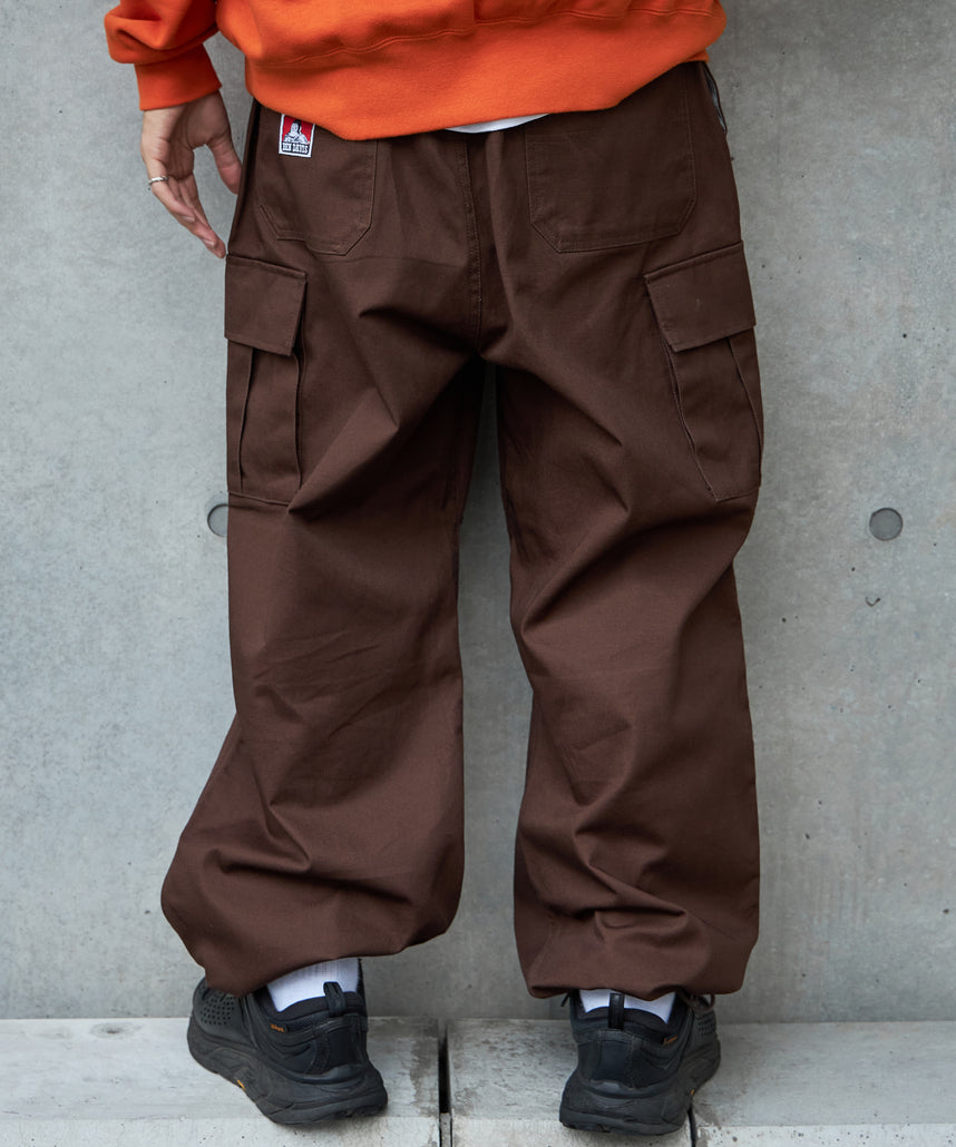 H177 着用サイズ:L【柄85(ブラウン カーゴポケット付き)】