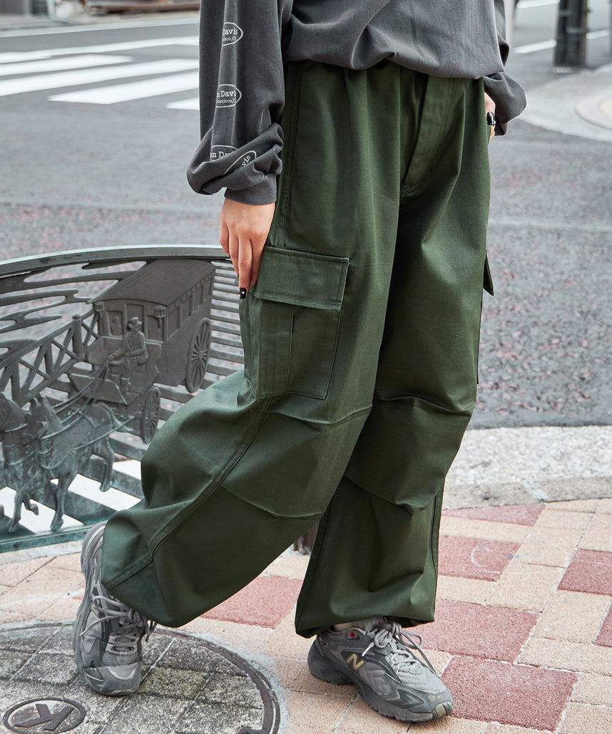 H162 Size:L【その他3(カーキ カーゴポケット付き)】
