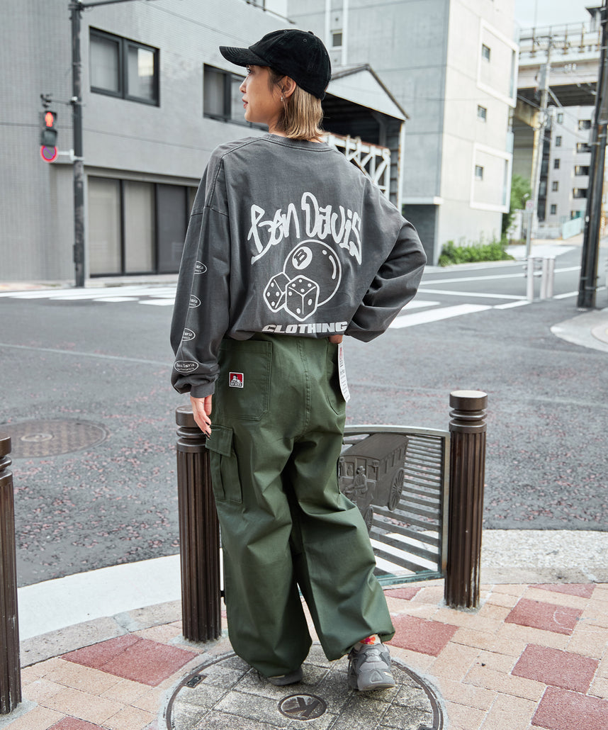 H162 Size:L【その他3(カーキ カーゴポケット付き)】