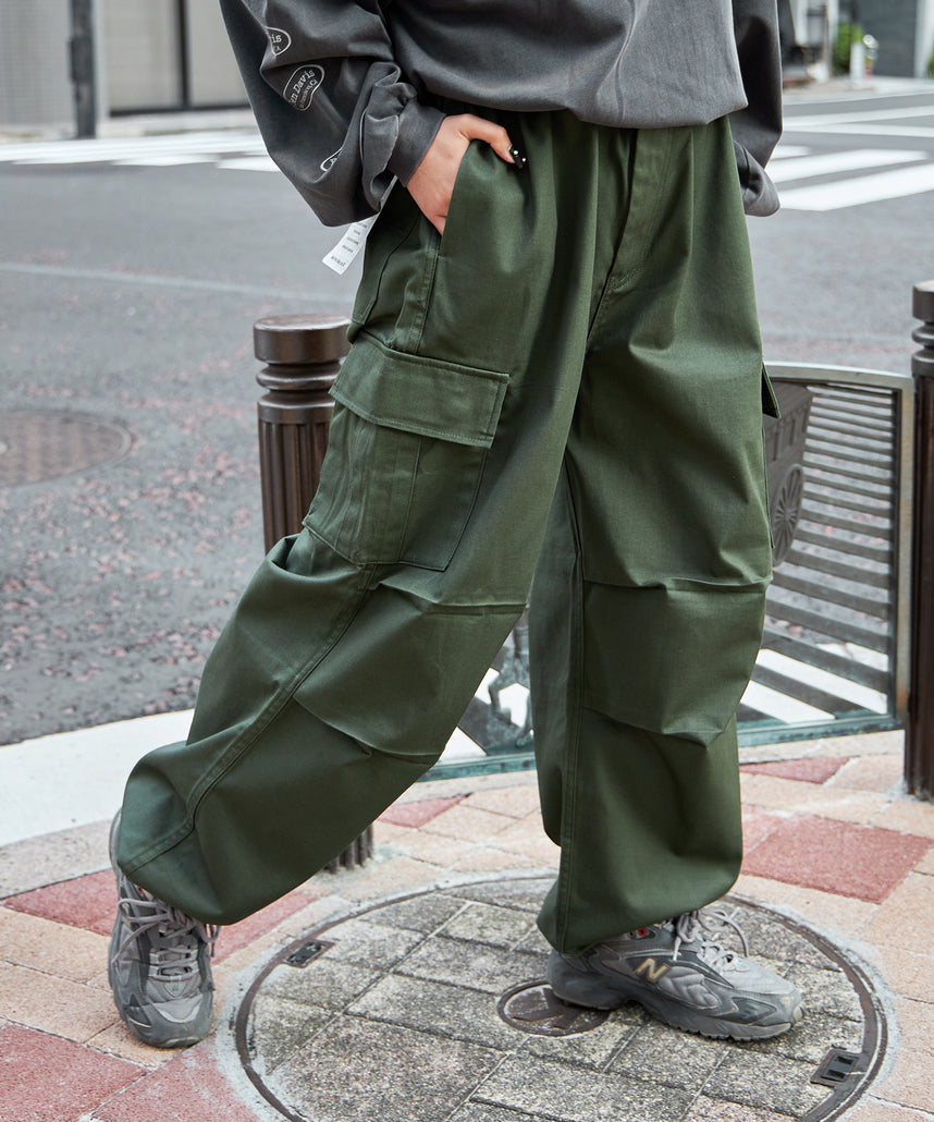 H162 Size:L【その他3(カーキ カーゴポケット付き)】