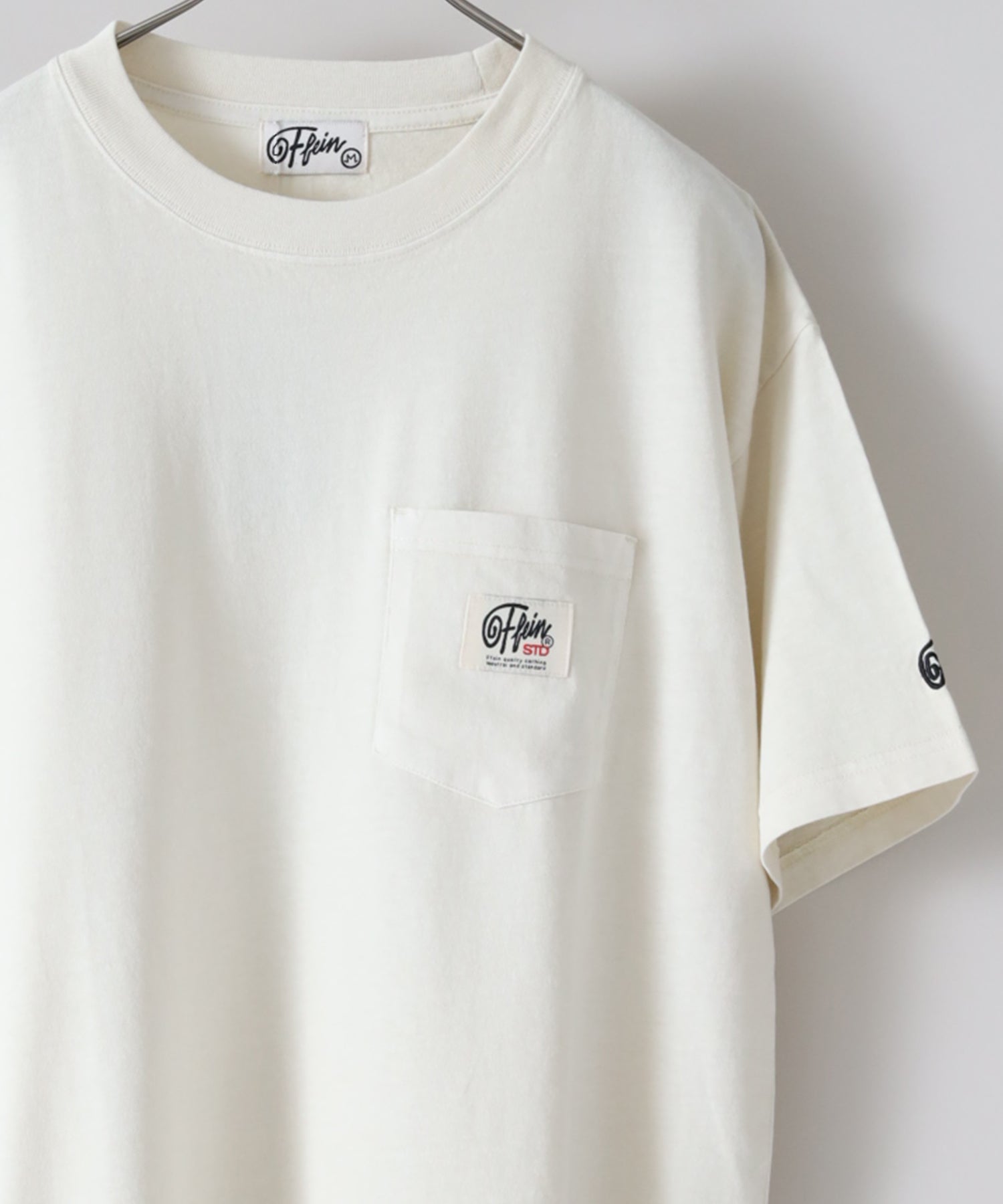 【希少カラー】ステューシー☆ワンポイント 刺繍ロゴ ポケット 半袖 Tシャツ M