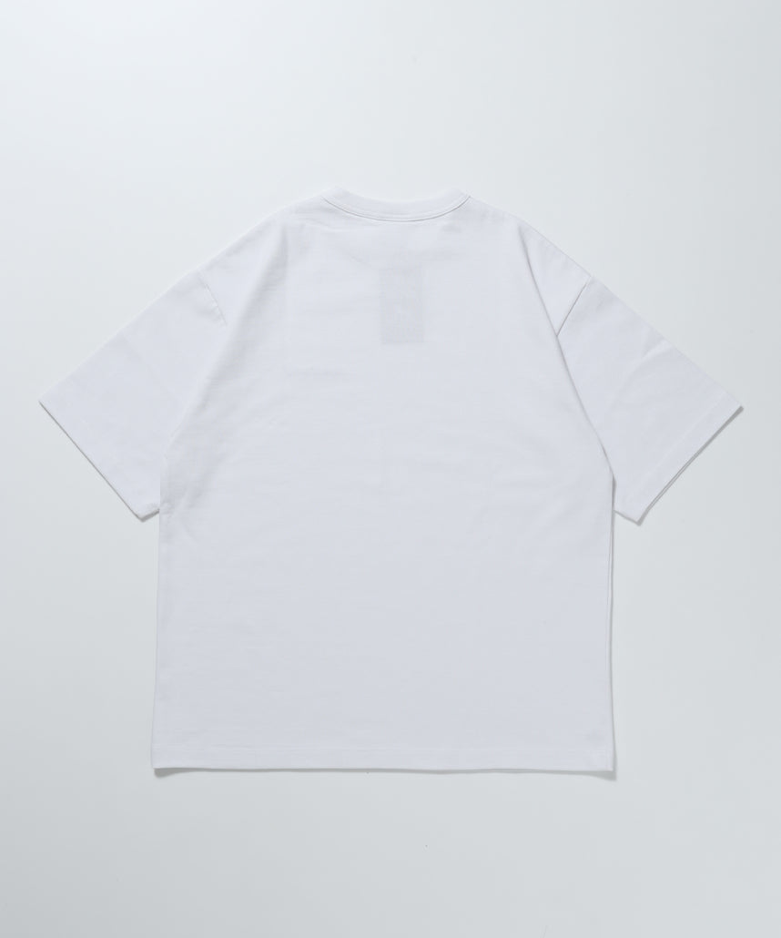 【BEN DAVIS(ベンデイビス)】NAVAL別注 エクストラヘビーオーバーT / 半袖 Tシャツ ワンポイント ブランドロゴ 刺繍 ホワイト