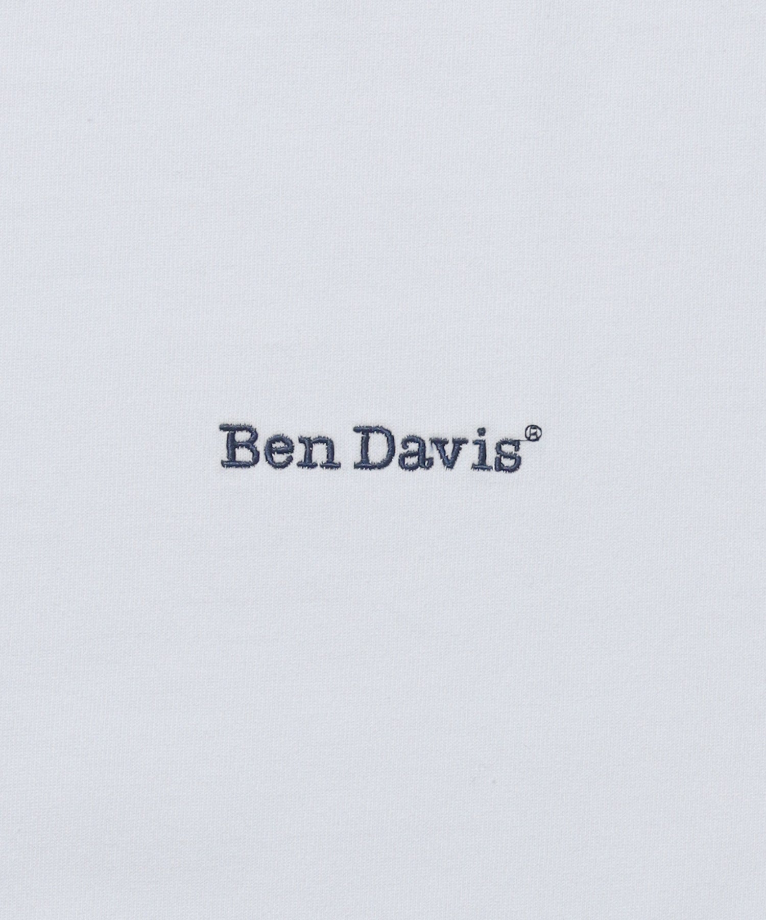 【BEN DAVIS(ベンデイビス)】NAVAL別注 エクストラヘビーオーバーT / 半袖 Tシャツ ワンポイント ブランドロゴ 刺繍 ホワイト