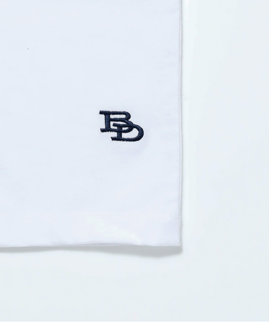 CIRCLE BEN‘S TEE / サークルロゴ Tシャツ 刺繍 半袖 シンプルロゴ ホワイト