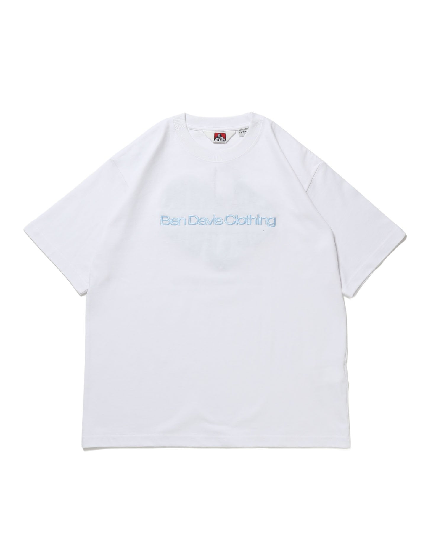 HEART CHENILLE 3 TEE / Tシャツ 半袖 クルーネック 刺繍 ワンポイント ユニセックス オーバーサイズ サガラ ホワイト