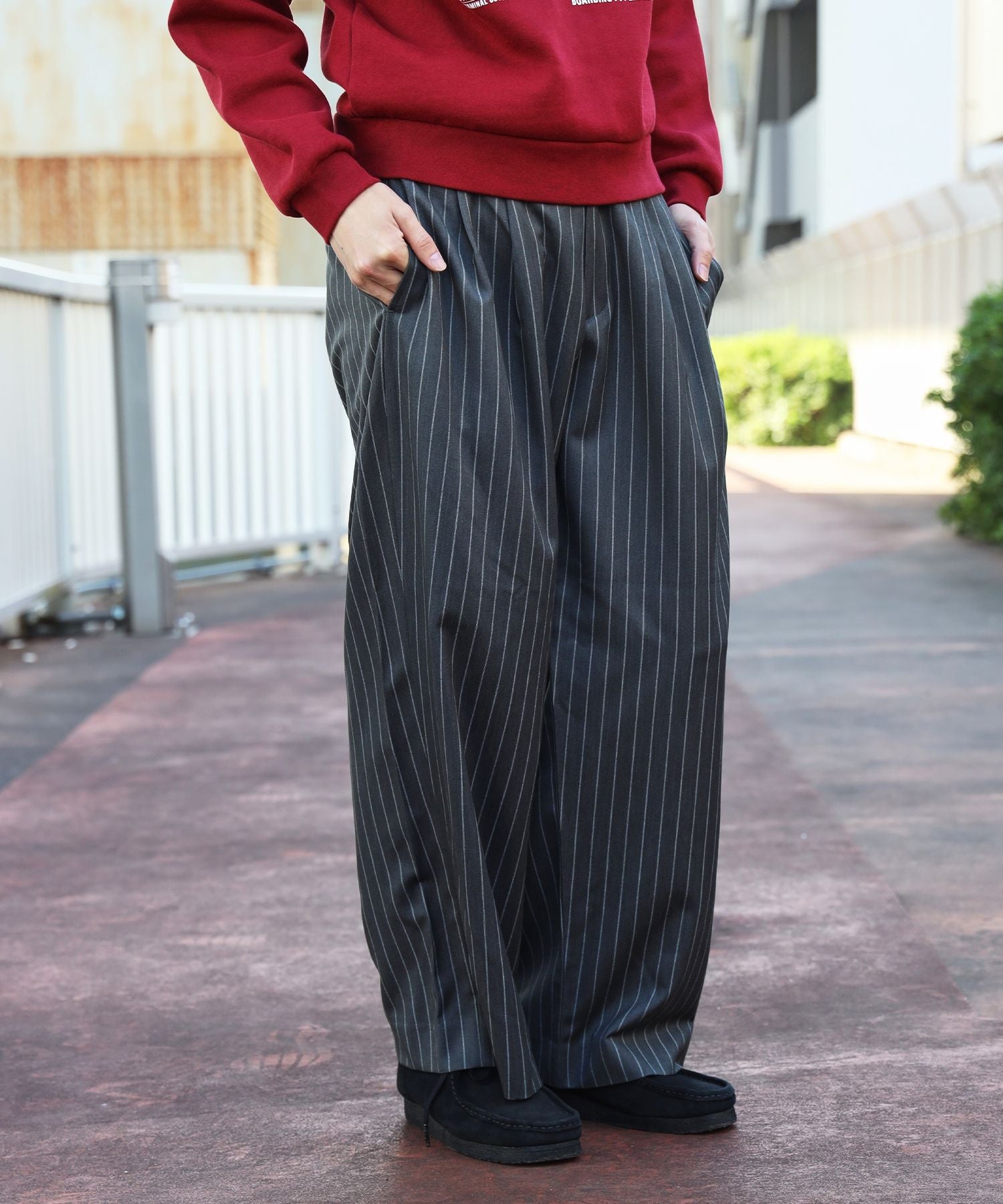 モデル:H178 Size:M:M.グレー