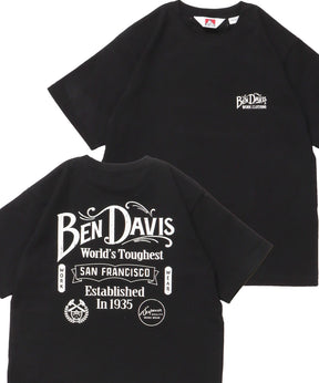 CLASSIC LOGO TEE / クラシックフィット Tシャツ 半袖 クルーネック プリント ワンポイント ブラック