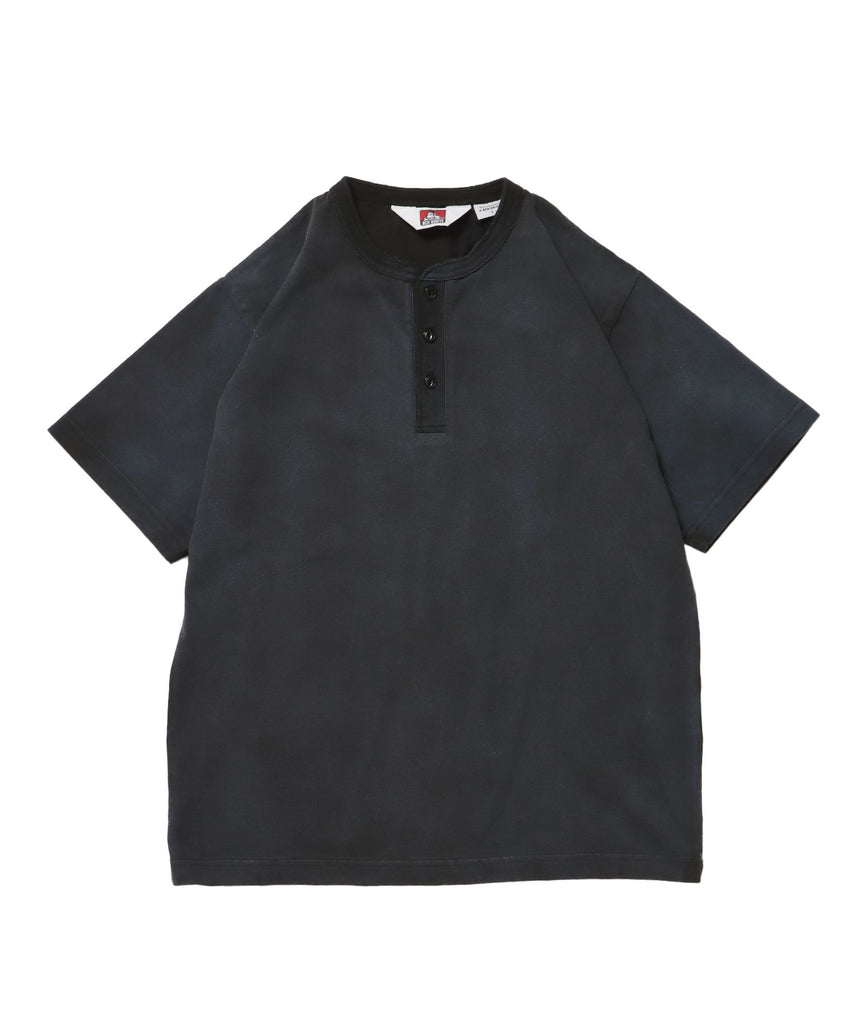 【BEN DAVIS(ベンデイビス)】CLASSIC S/S HENLEY ブラック