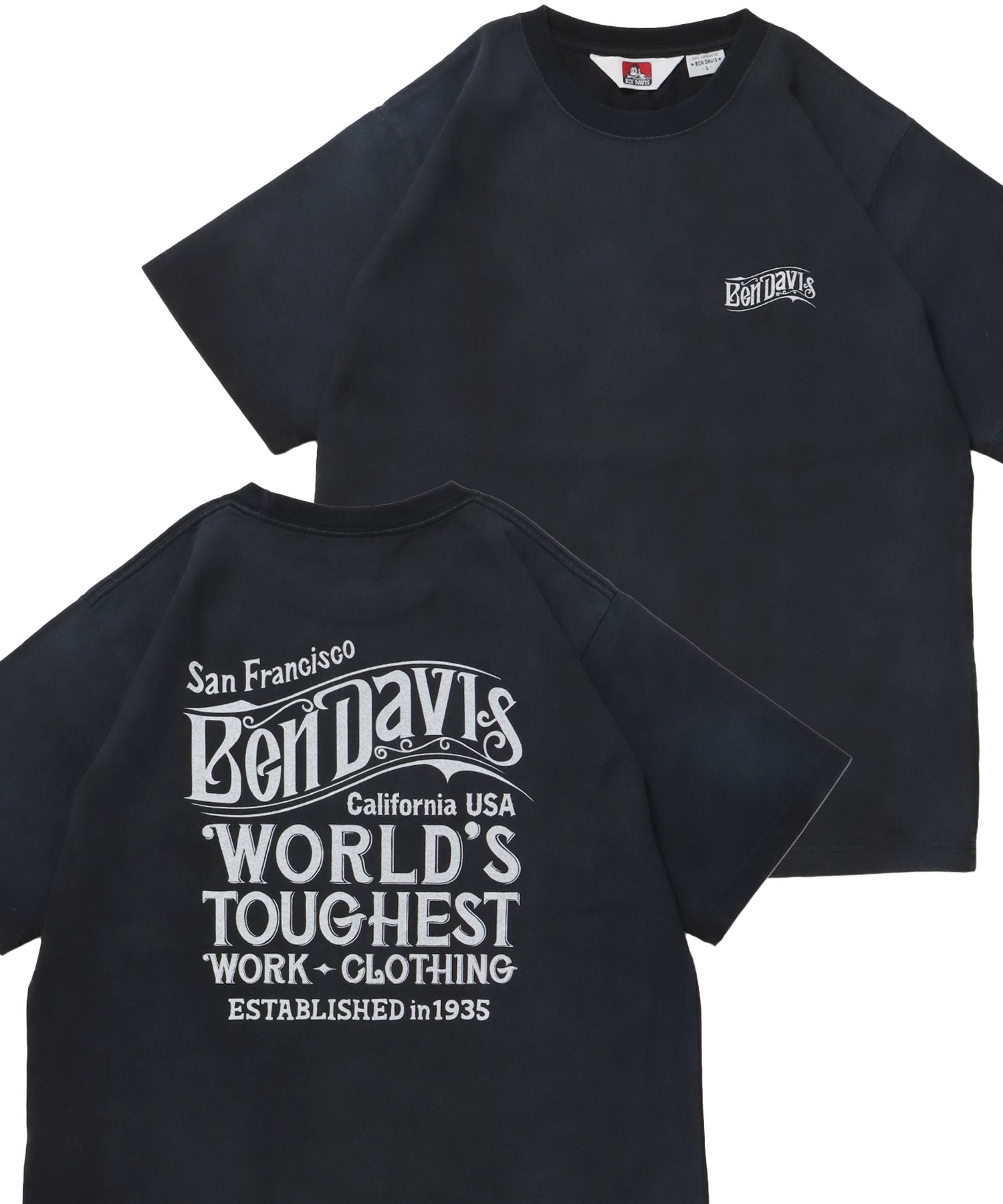 BEN DAVIS（ベンデイビス）】OLD SIGN VNTG TEE ブラック – NAVAL