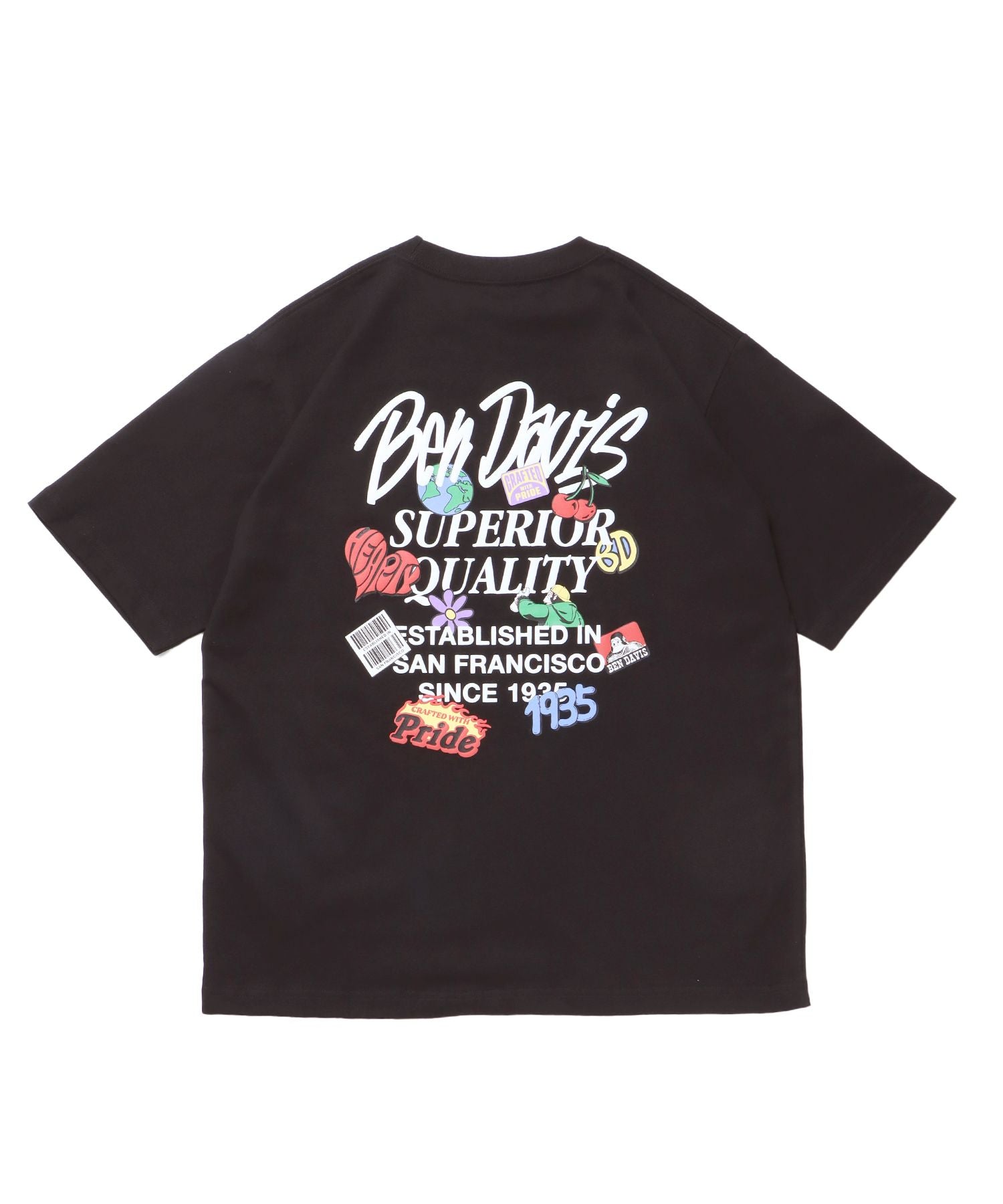 【BEN DAVIS(ベンデイビス)】GRATEFULTEE ブラック